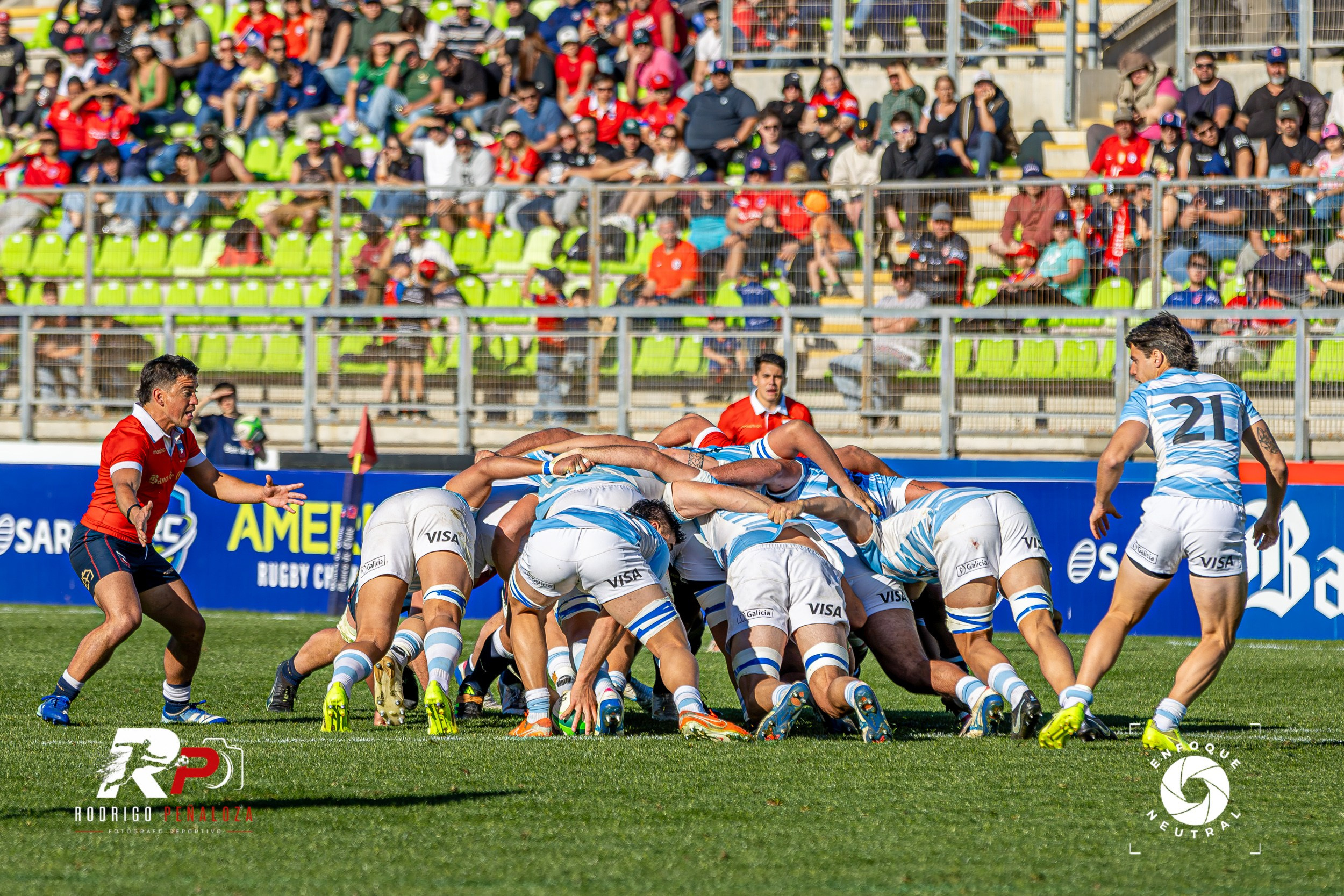 RUGBY: CHILE XV VS ARGENTINA XV AMERICAS RUGBY. Fotógrafo Deportivo Rodrigo Peñaloza Otarola
