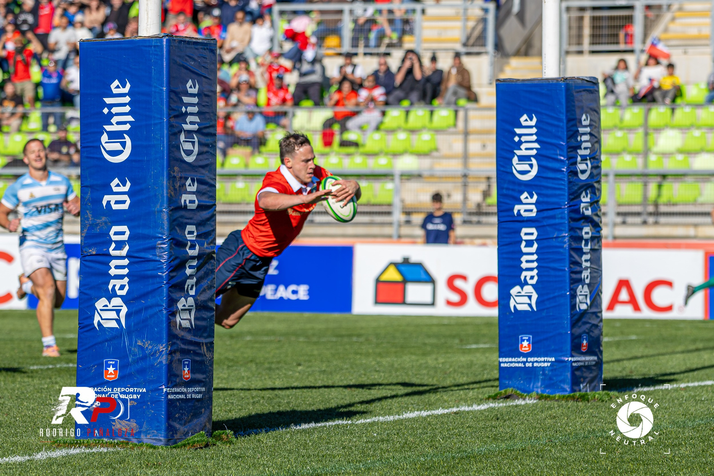 RUGBY: CHILE XV VS ARGENTINA XV AMERICAS RUGBY. Fotógrafo Deportivo Rodrigo Peñaloza Otarola