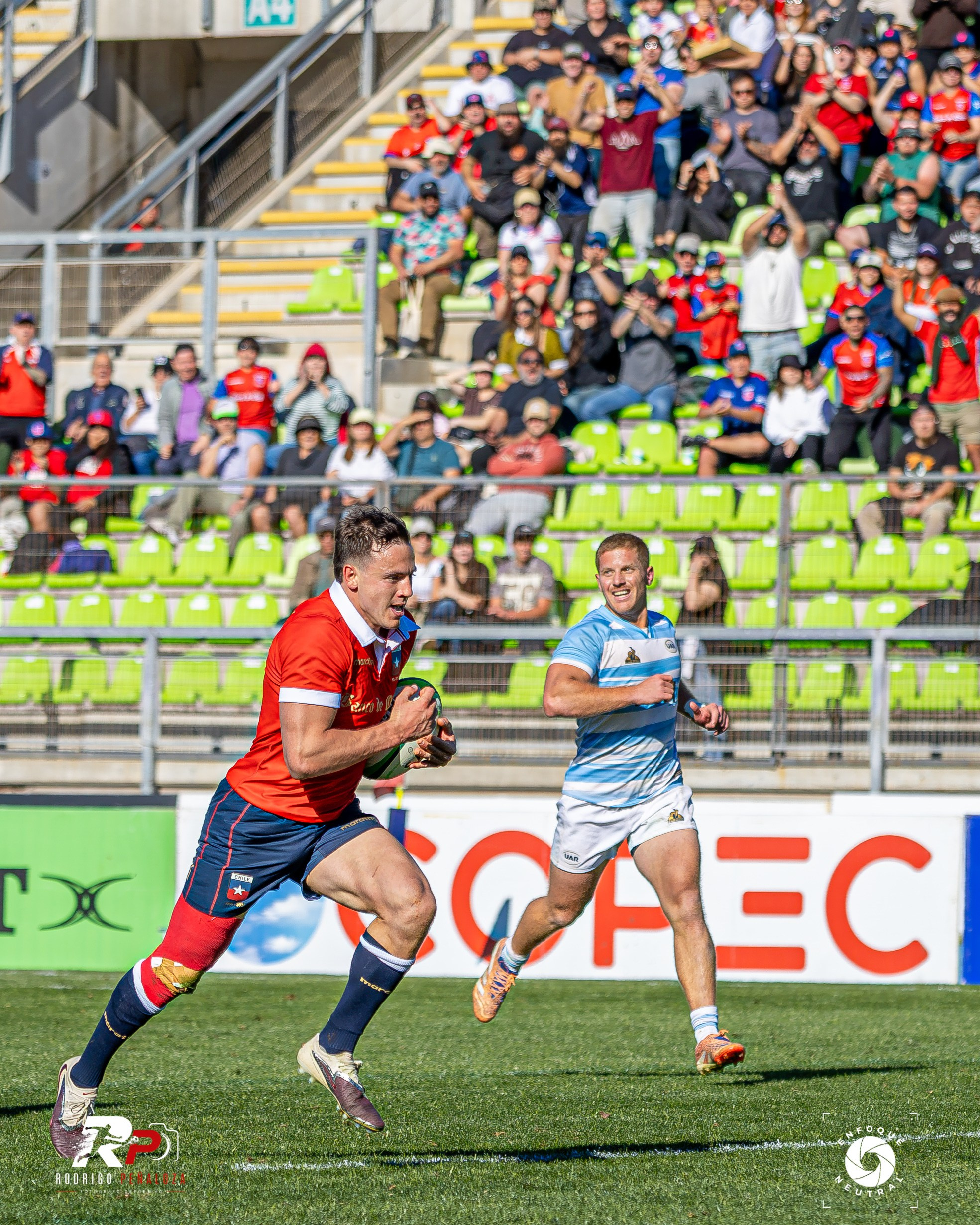 RUGBY: CHILE XV VS ARGENTINA XV AMERICAS RUGBY. Fotógrafo Deportivo Rodrigo Peñaloza Otarola