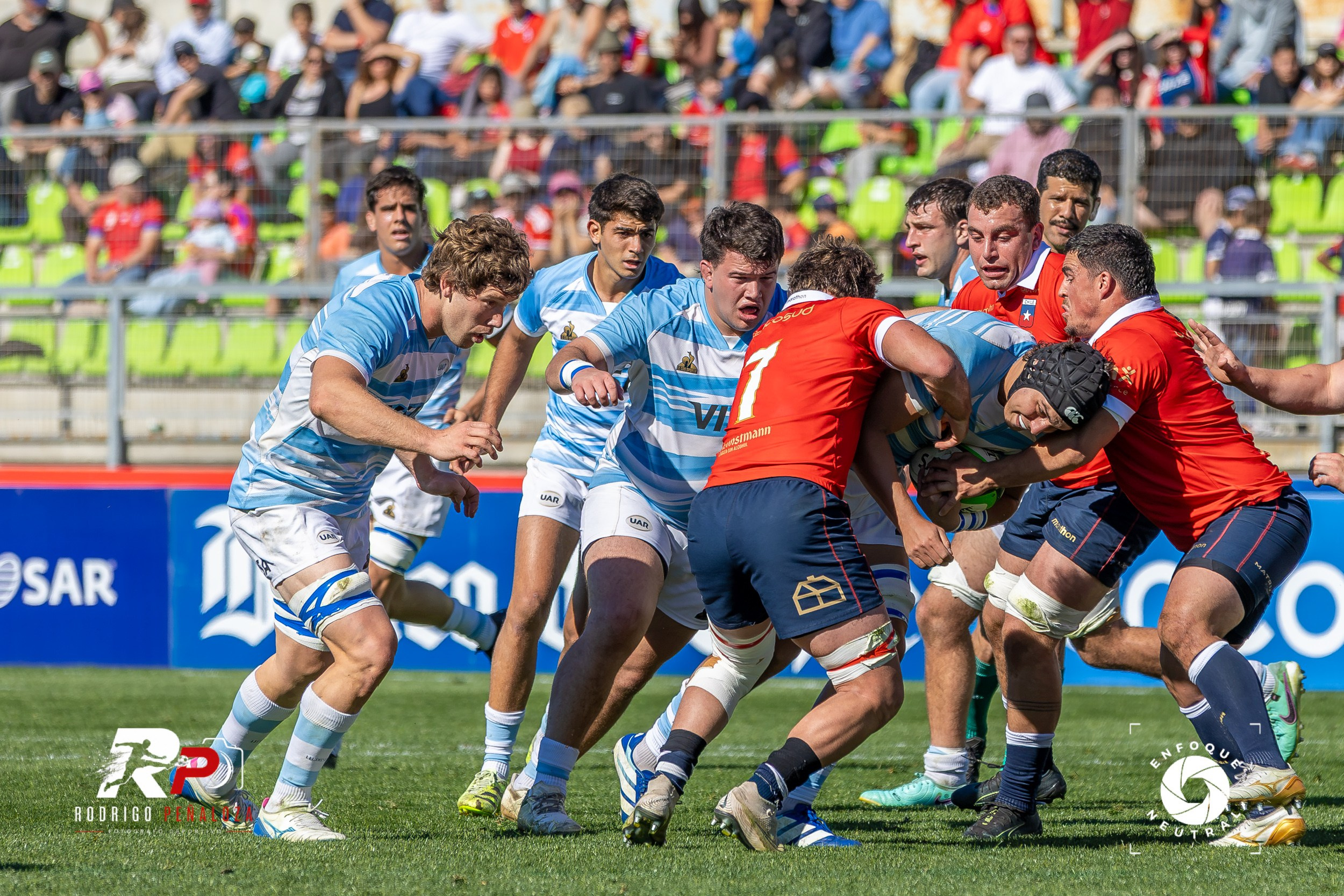 RUGBY: CHILE XV VS ARGENTINA XV AMERICAS RUGBY. Fotógrafo Deportivo Rodrigo Peñaloza Otarola