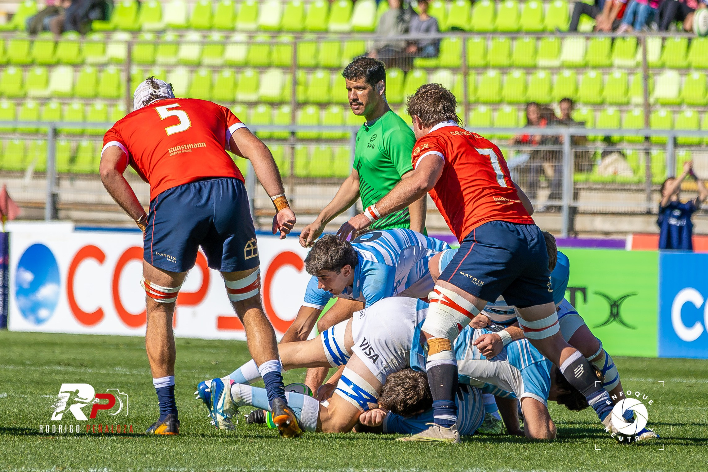 RUGBY: CHILE XV VS ARGENTINA XV AMERICAS RUGBY. Fotógrafo Deportivo Rodrigo Peñaloza Otarola