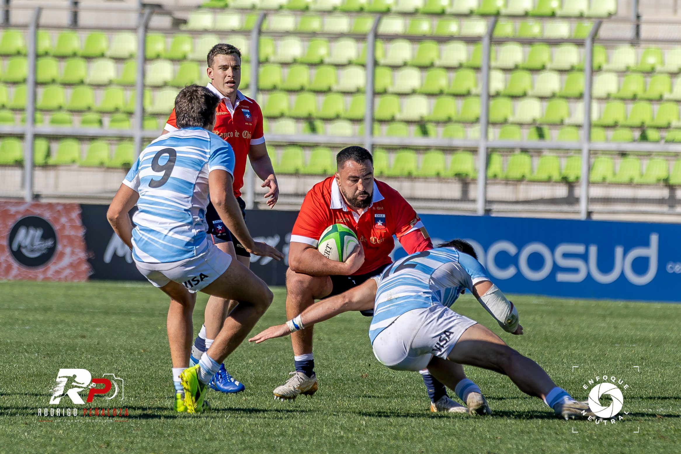 RUGBY: CHILE XV VS ARGENTINA XV AMERICAS RUGBY. Fotógrafo Deportivo Rodrigo Peñaloza Otarola