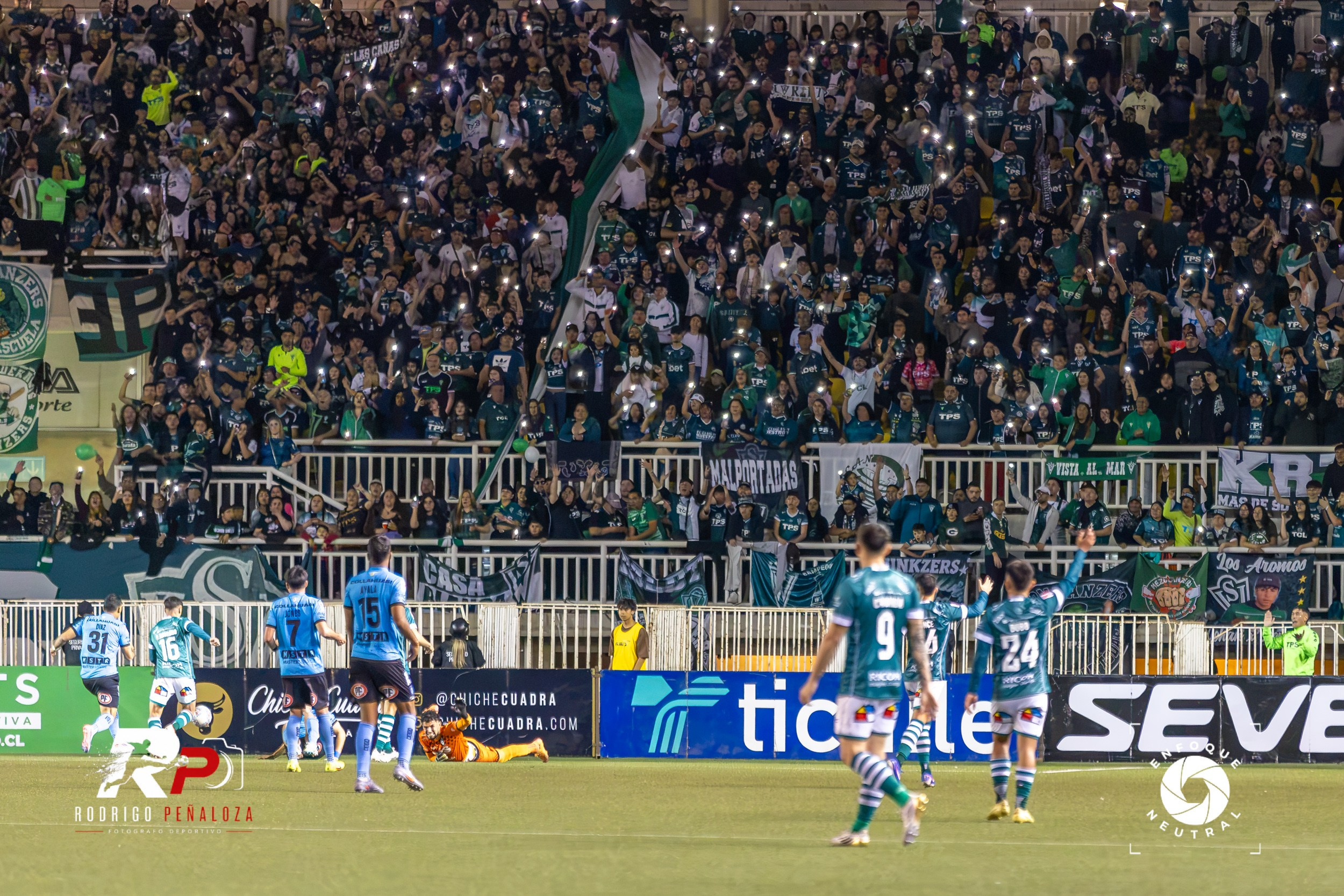 SANTIAGO WANDERERS VS DEPORTES IQUIQUE ASCENSO FECHA 24. Fotógrafo Deportivo Rodrigo Peñaloza Otarola