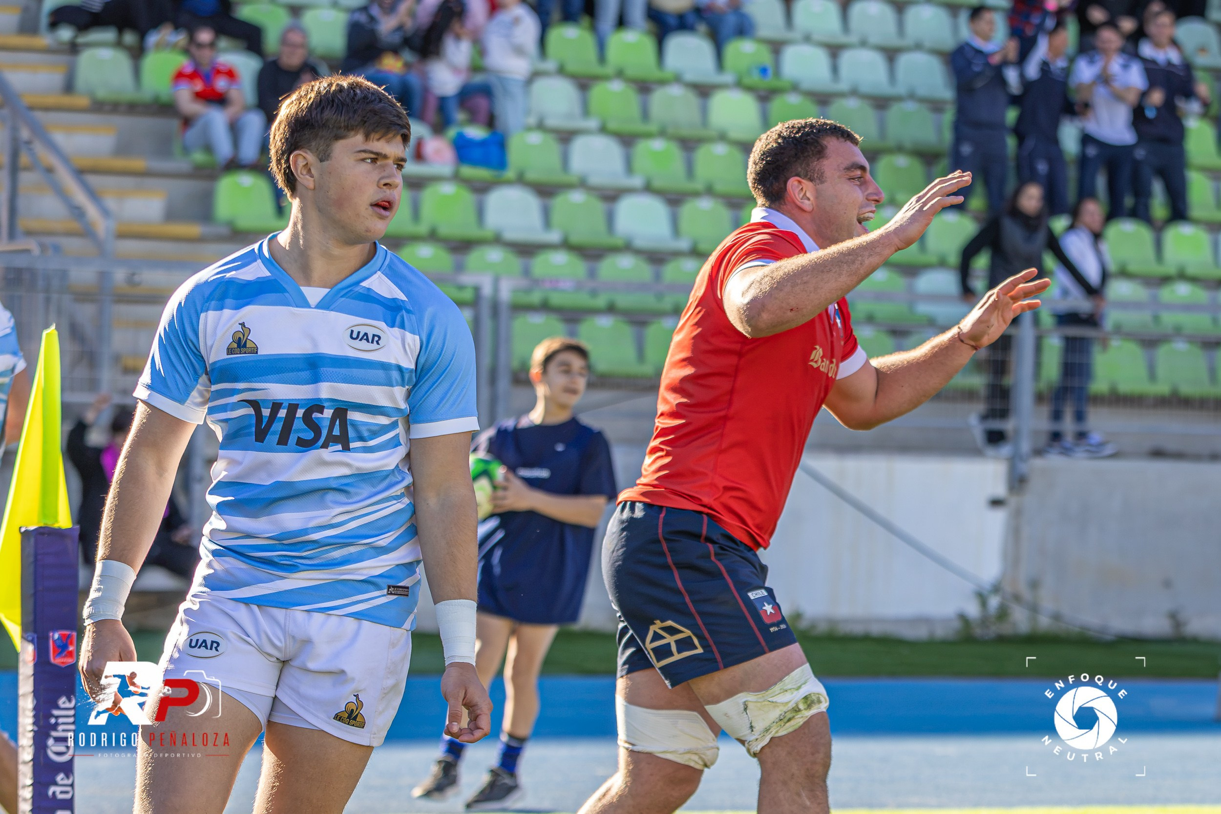 RUGBY: CHILE XV VS ARGENTINA XV AMERICAS RUGBY. Fotógrafo Deportivo Rodrigo Peñaloza Otarola