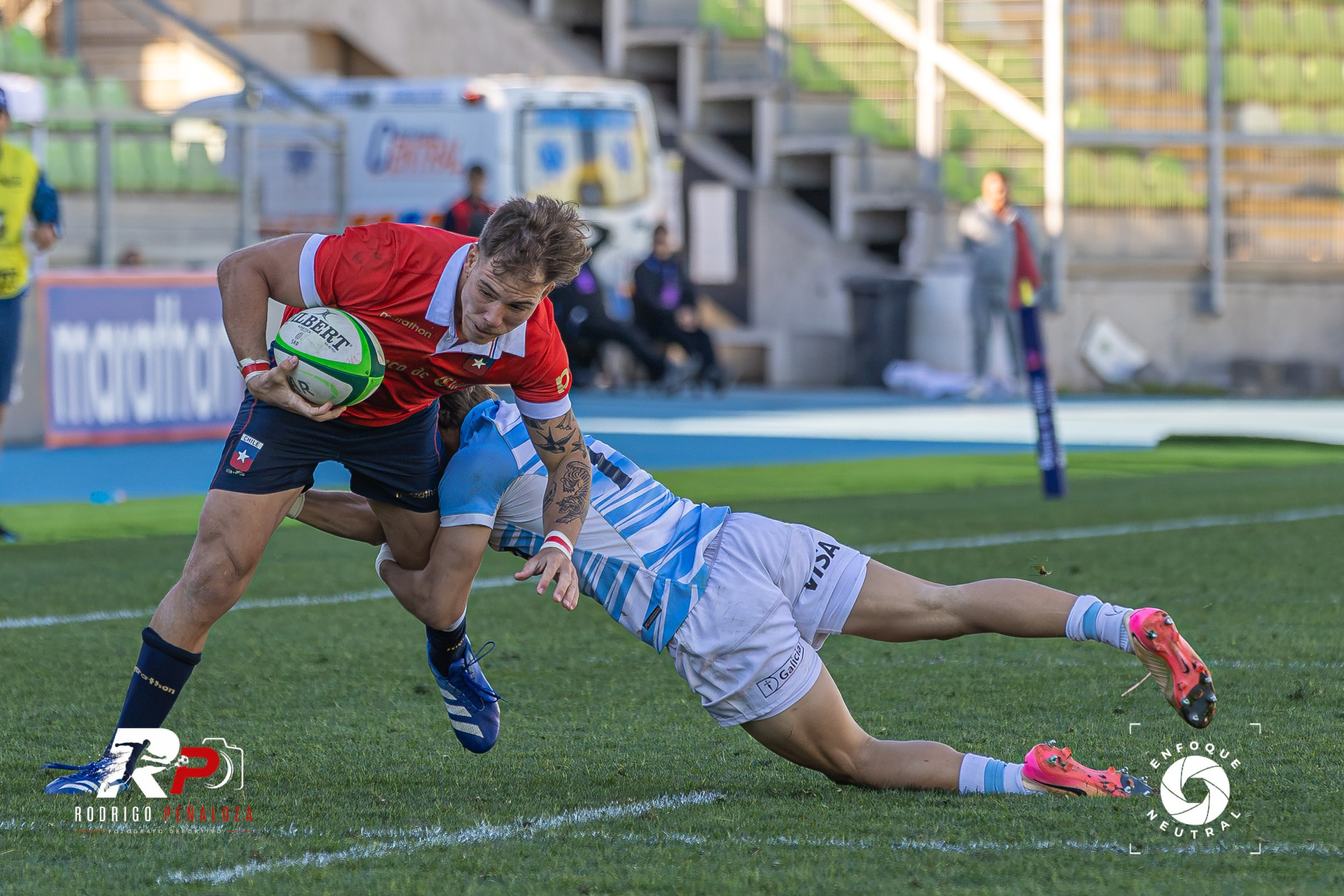 RUGBY: CHILE XV VS ARGENTINA XV AMERICAS RUGBY. Fotógrafo Deportivo Rodrigo Peñaloza Otarola
