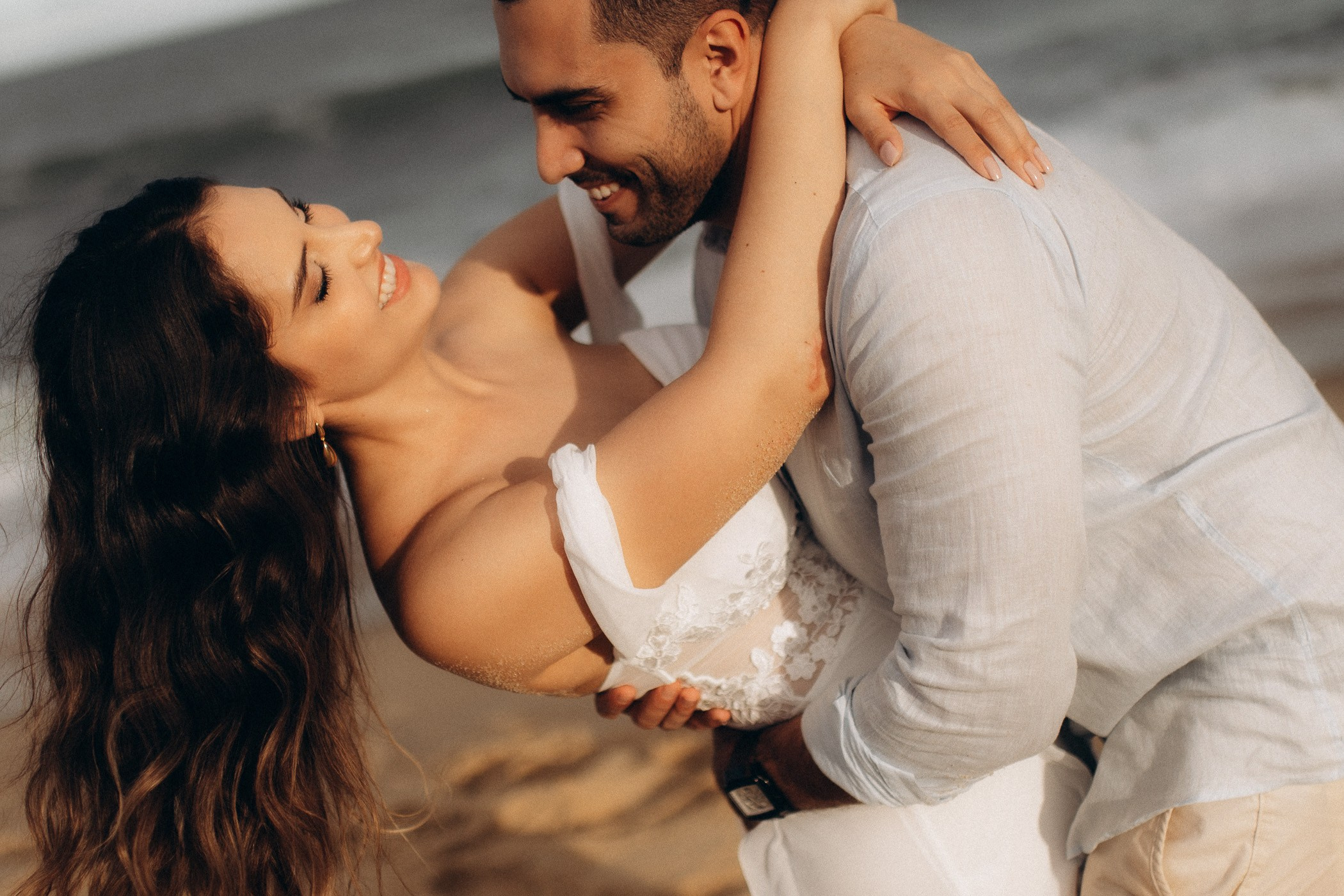 Samantha & Juliano | Ensaio de Casal na Praia de Ubatuba