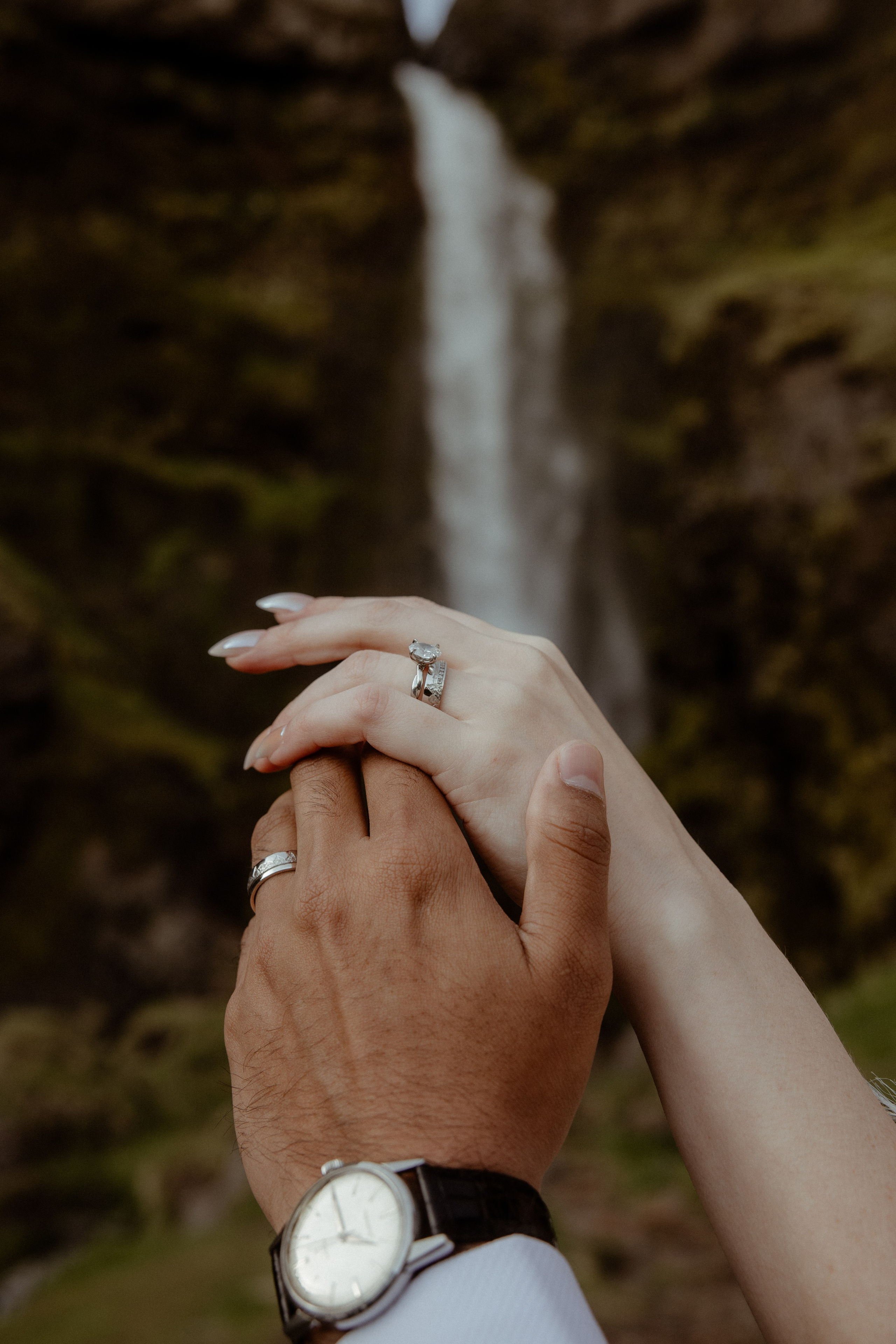 Iceland elopement at endless black sand beach. Iceland elopement photographer & videographer