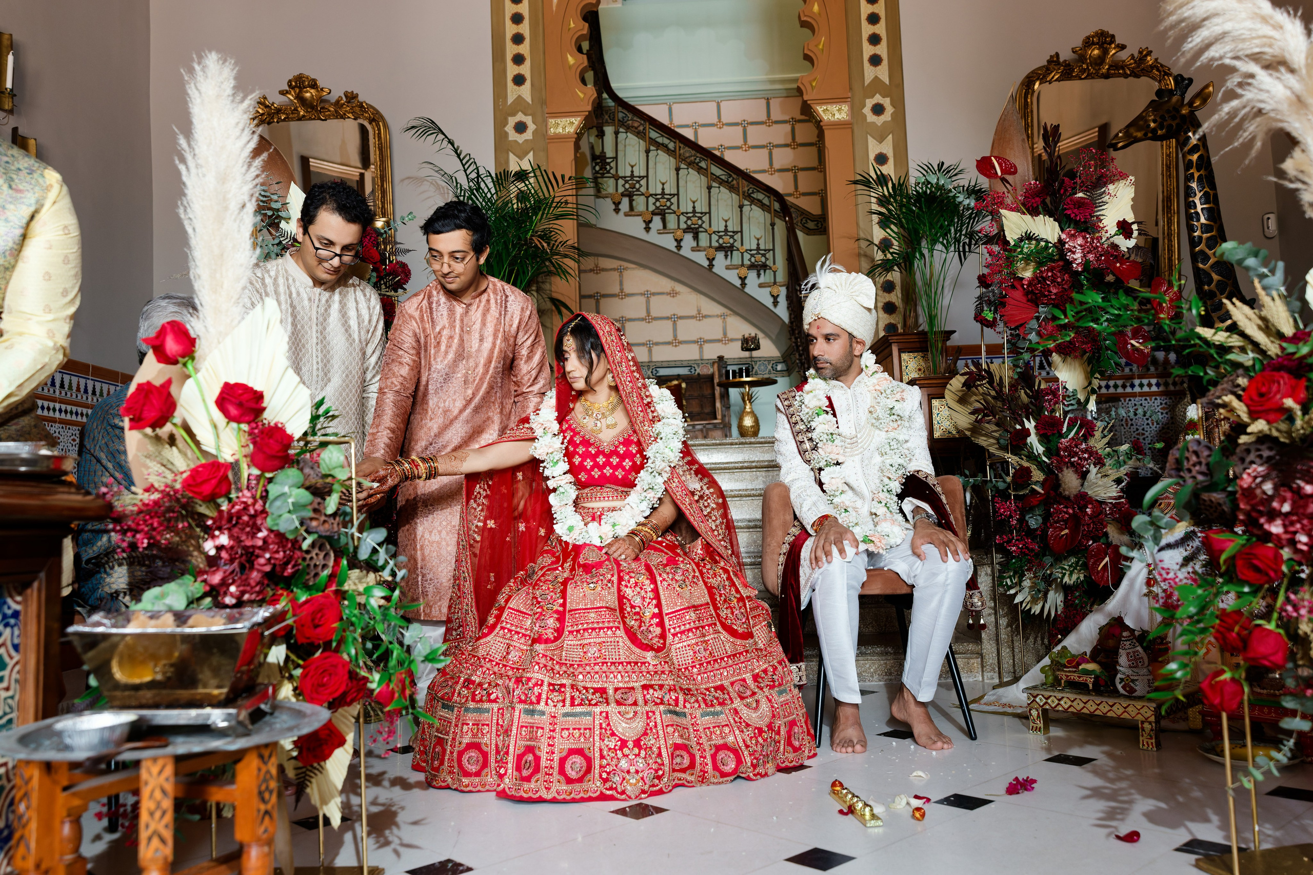 Indian wedding at Gran Villa Rosa, Barcelona