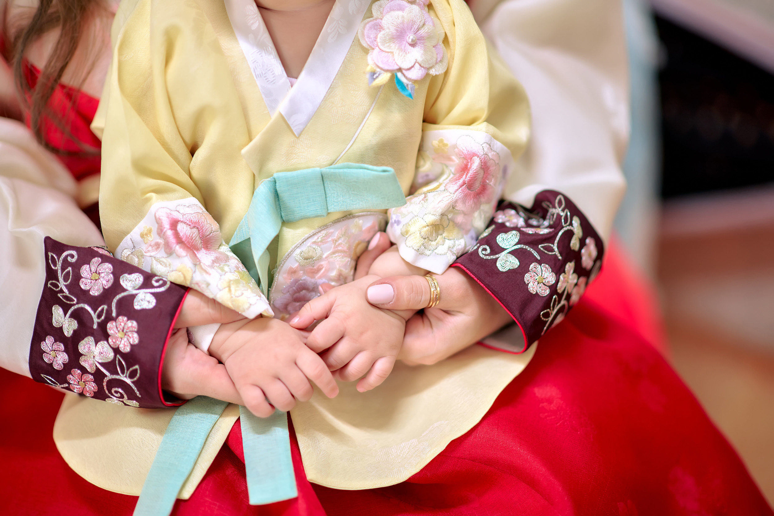 1-й День Рождения принцессы Теи. Фотограф в Южной Корее