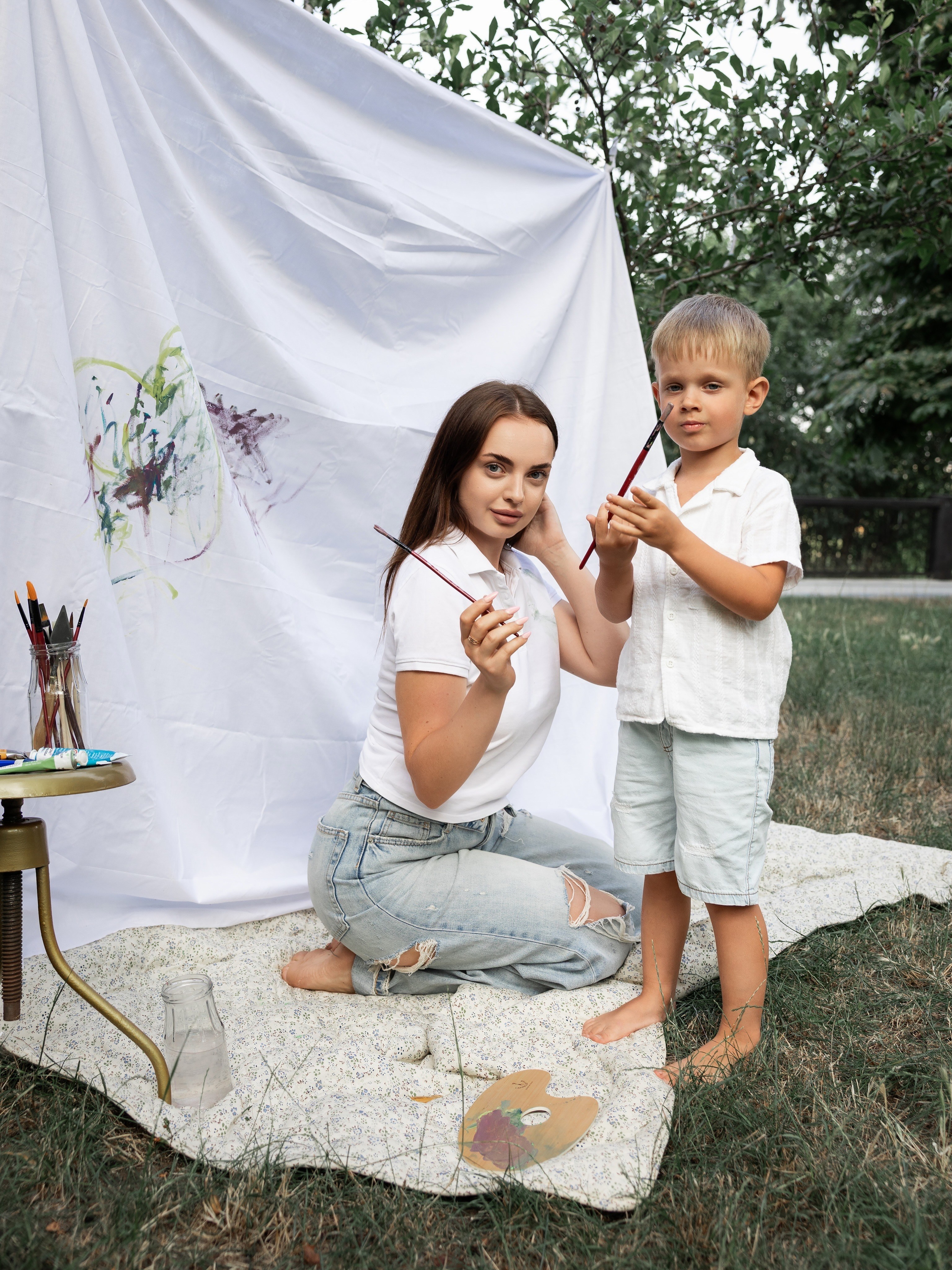 Družinski trenutki /Семейные моменты. Fotograf Zoja | Fotografiranje krsta, poroke in družine v Sloveniji