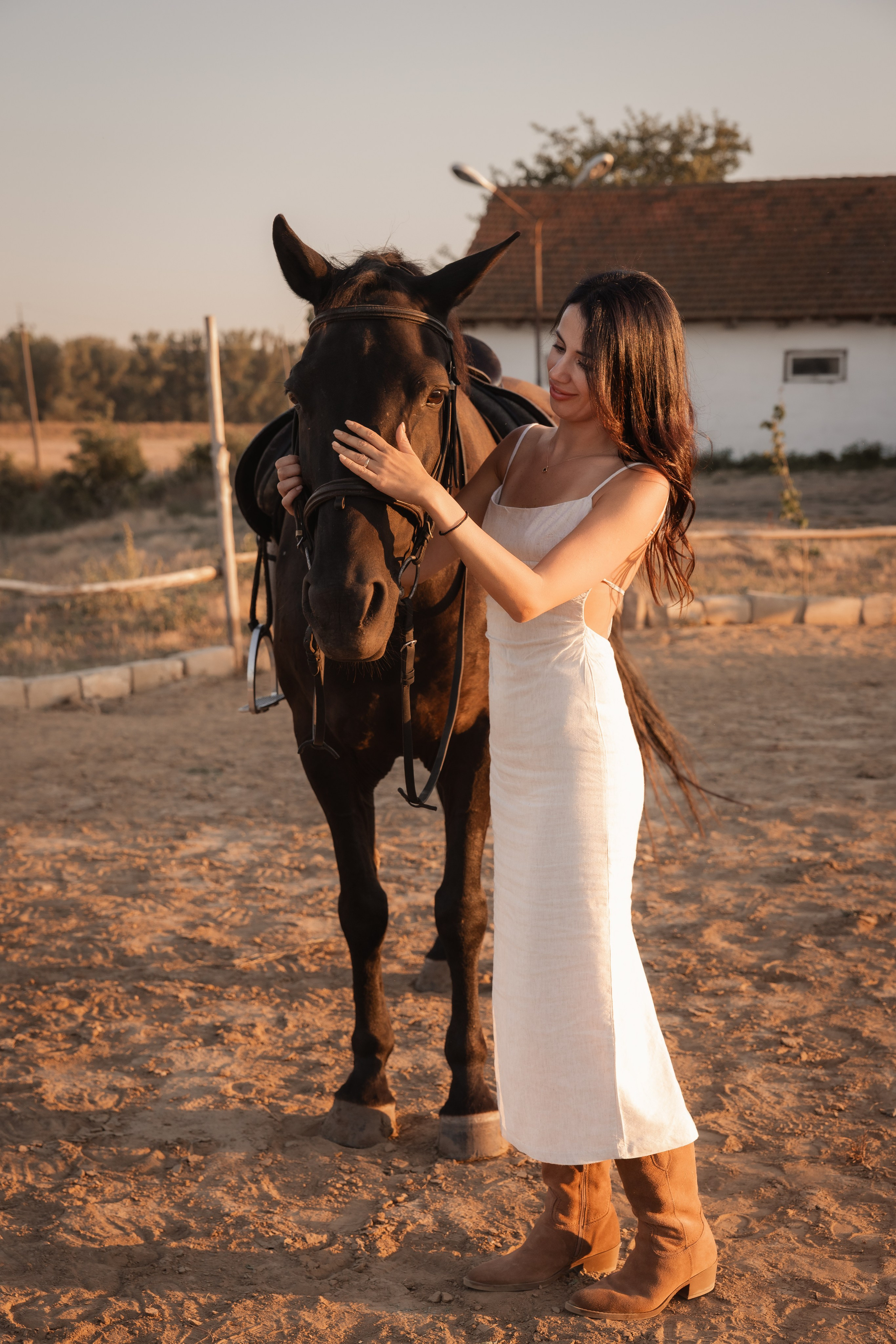 Eleganca v sedlu / Элегантность в седле. Fotograf Zoja | Fotografiranje krsta, poroke in družine v Sloveniji