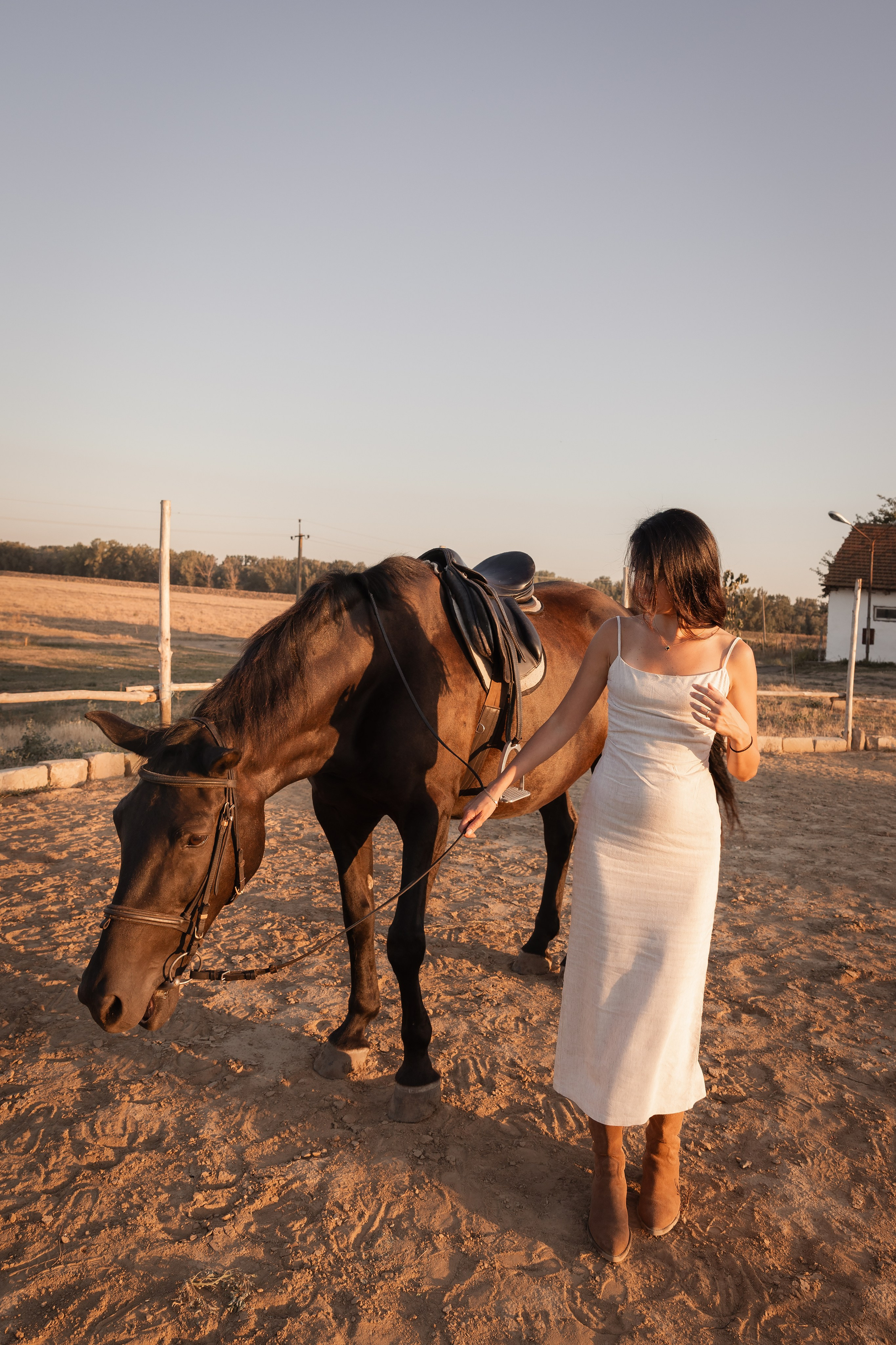 Eleganca v sedlu / Элегантность в седле. Fotograf Zoja | Fotografiranje krsta, poroke in družine v Sloveniji