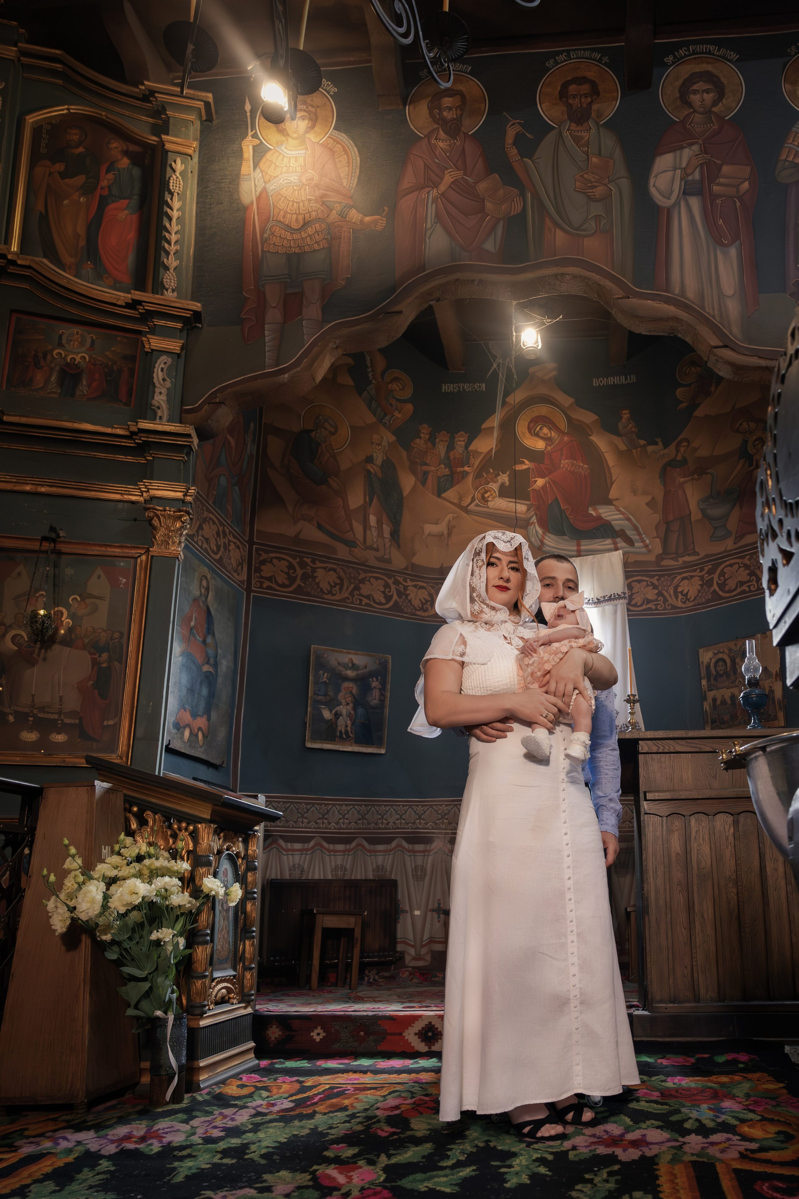 Krst: Anastasija/ Крещение Анастасии. Fotograf Zoja | Fotografiranje krsta, poroke in družine v Sloveniji