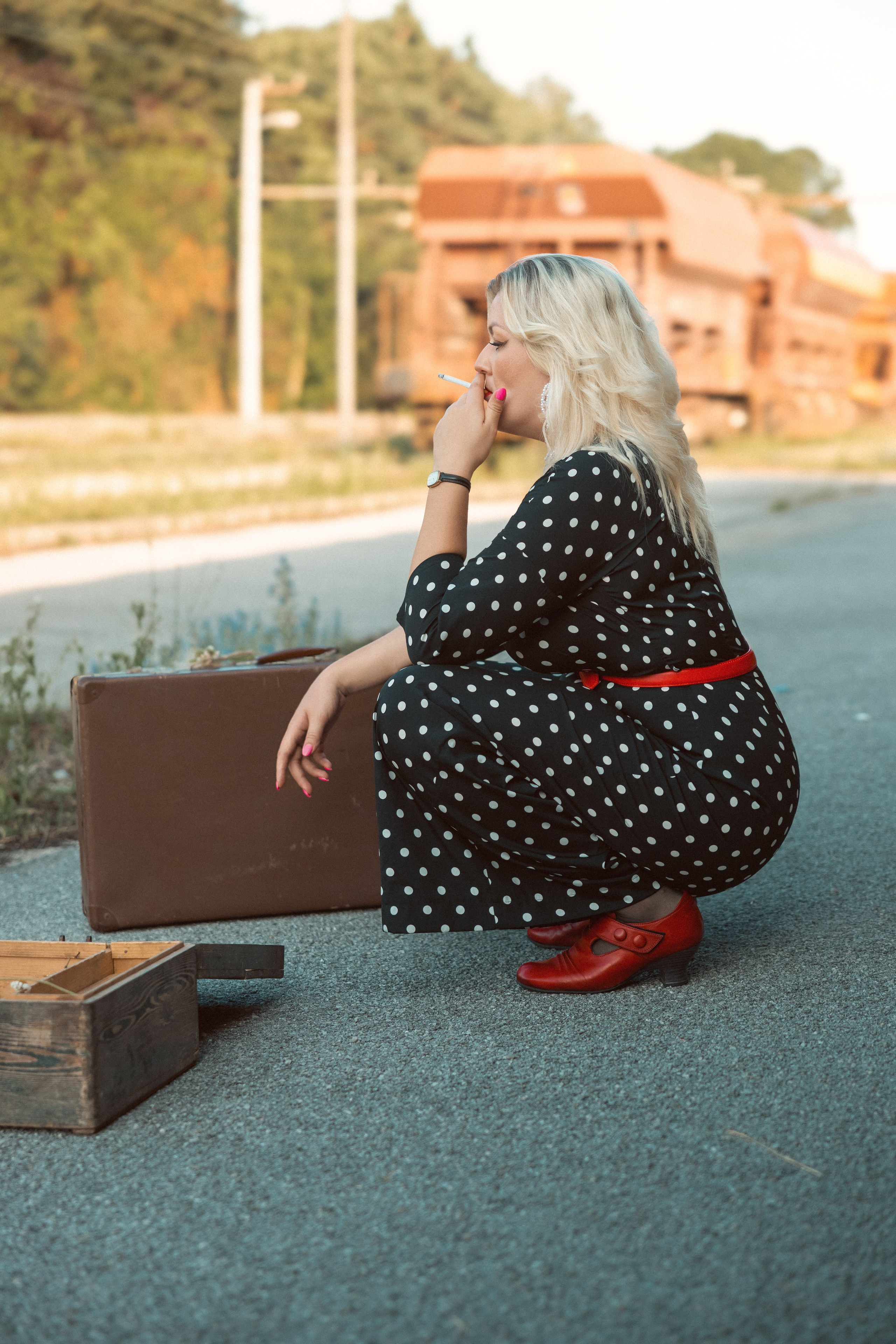 Filmski kadri v retro stilu. 🎬🖤. Fotograf Zoja | Fotografiranje krsta, poroke in družine v Sloveniji
