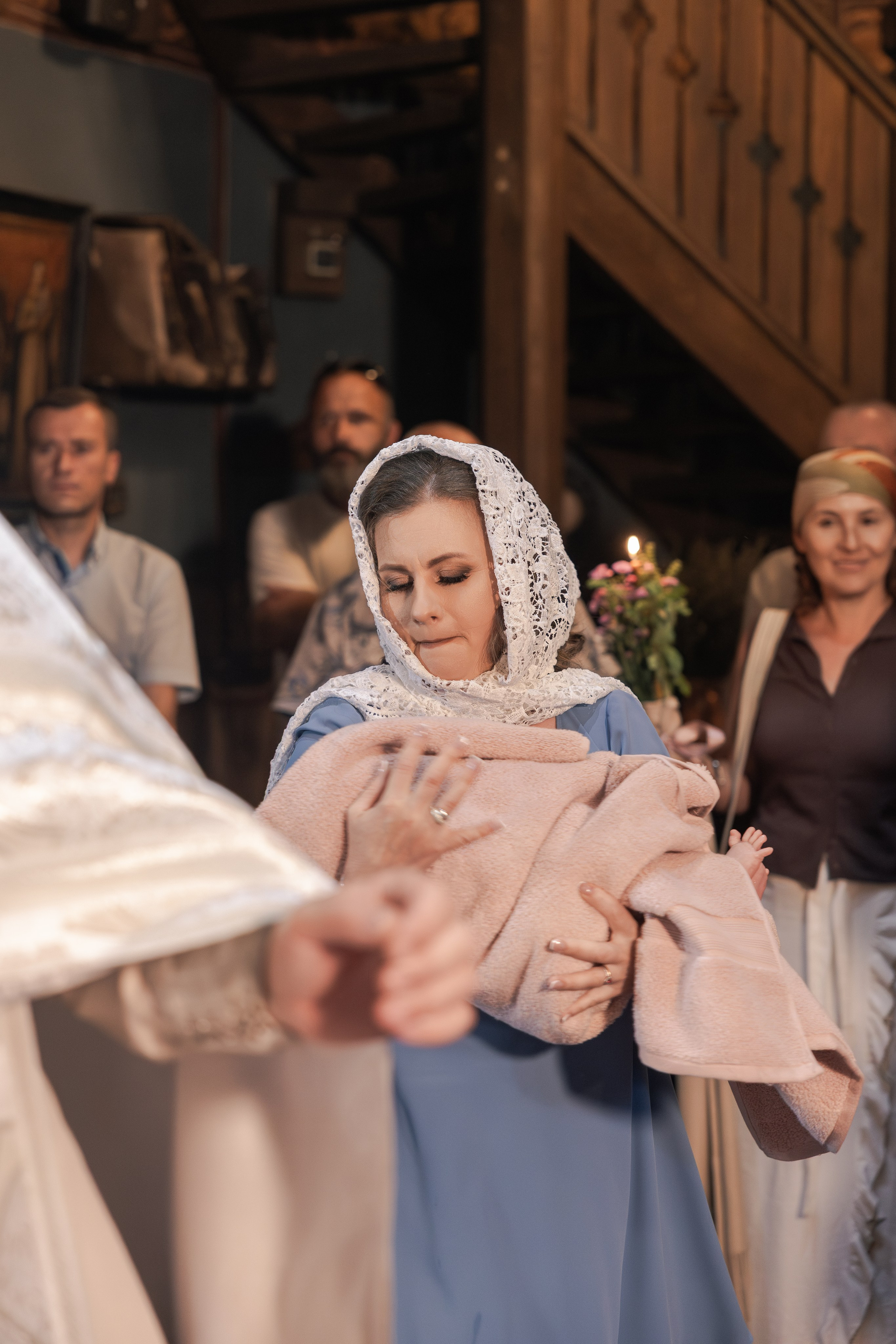 Krst: Anastasija/ Крещение Анастасии. Fotograf Zoja | Fotografiranje krsta, poroke in družine v Sloveniji
