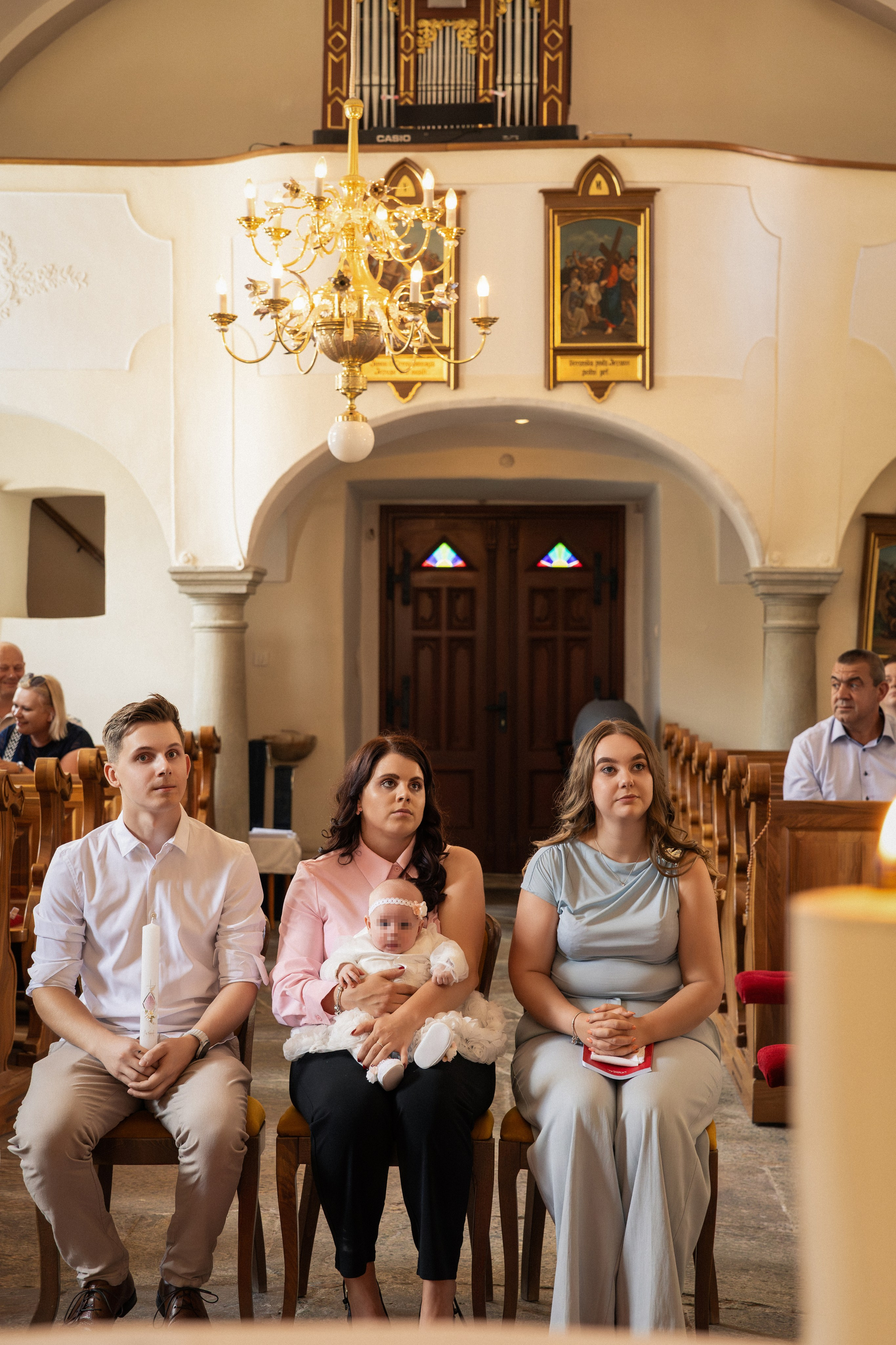 Sveti krst male Mije/Святое крещение малышки Мии. Fotograf Zoja | Fotografiranje krsta, poroke in družine v Sloveniji