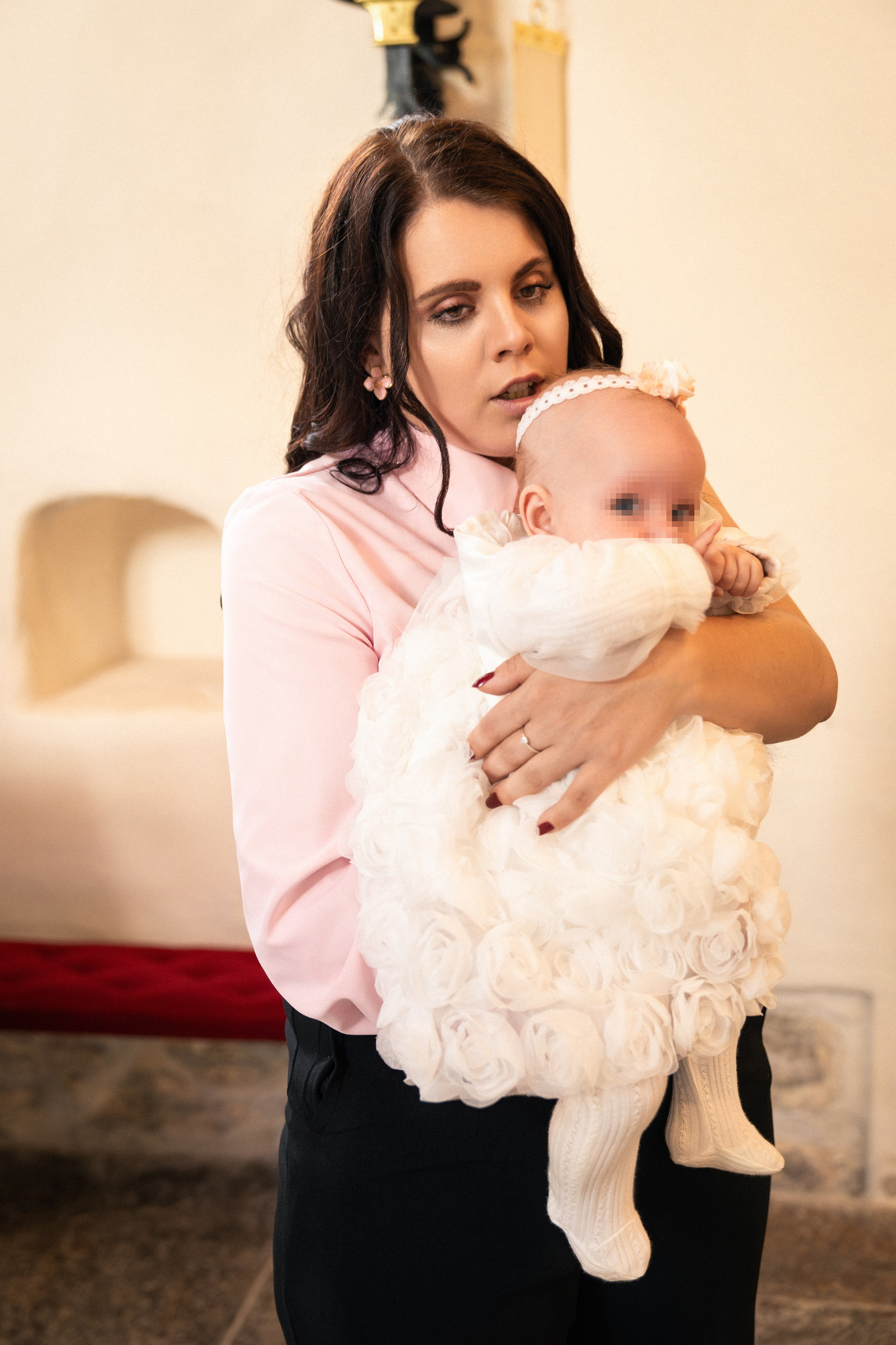 Sveti krst male Mije/Святое крещение малышки Мии. Fotograf Zoja | Fotografiranje krsta, poroke in družine v Sloveniji