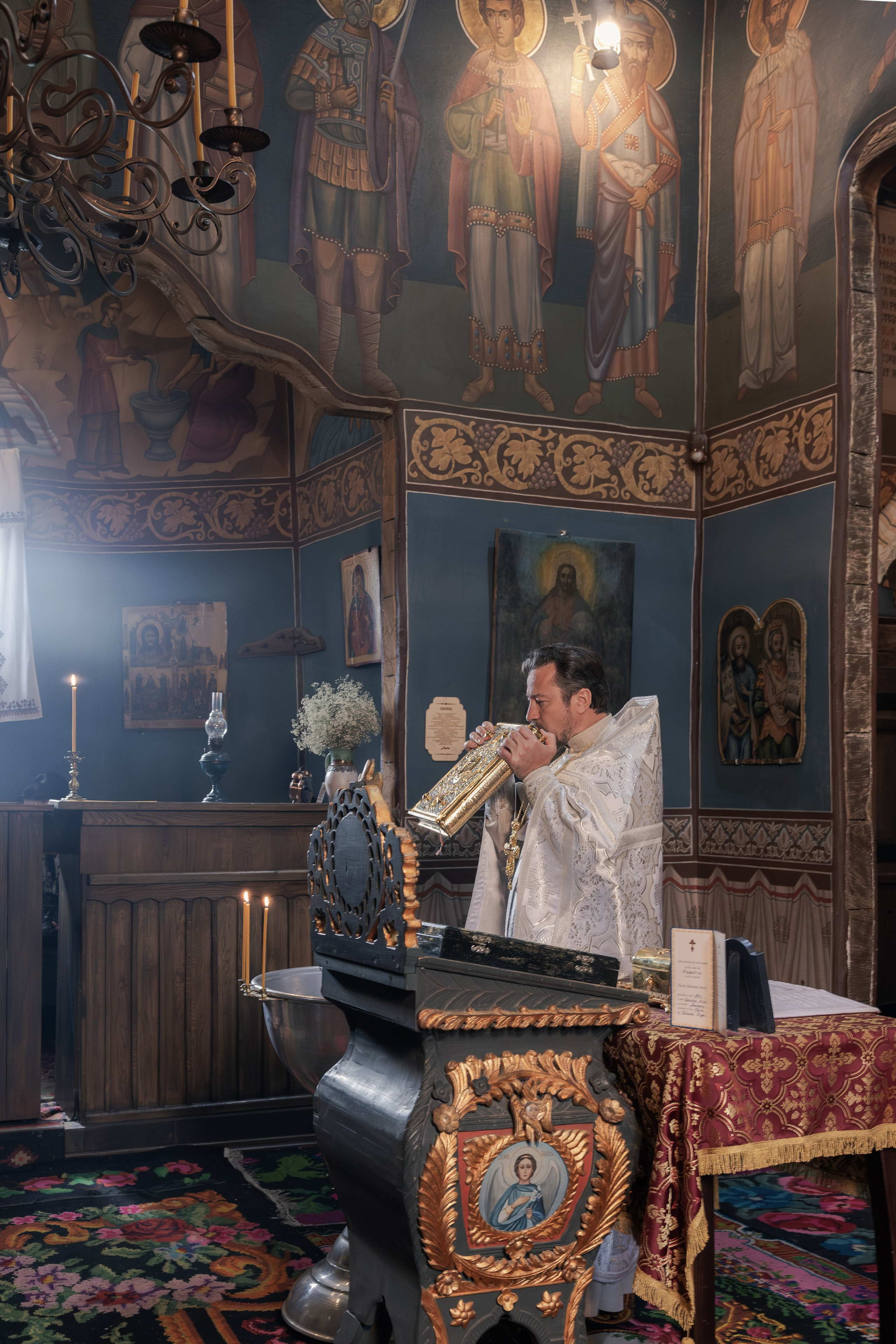 Krst: Anastasija/ Крещение Анастасии. Fotograf Zoja | Fotografiranje krsta, poroke in družine v Sloveniji