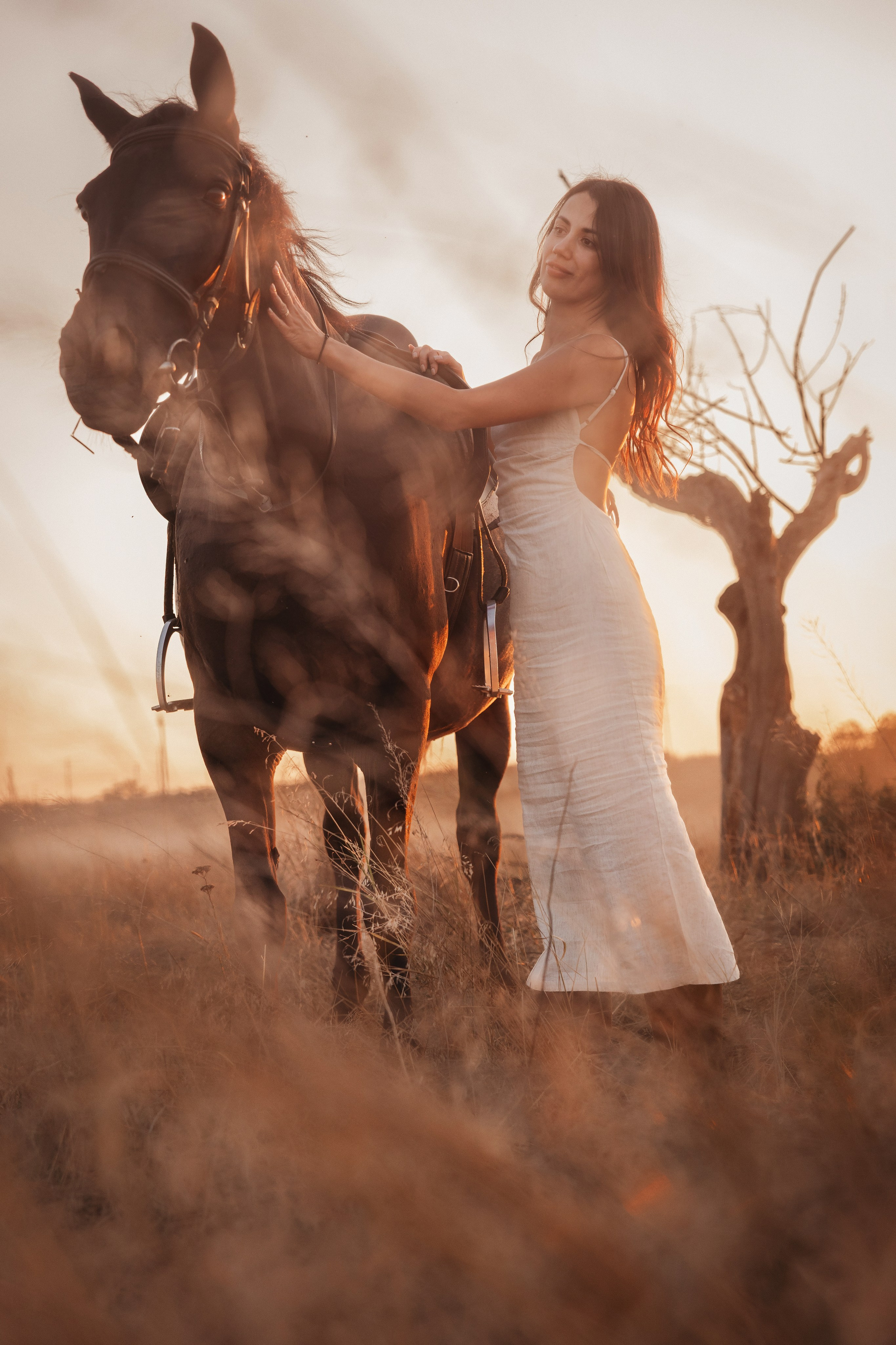 Eleganca v sedlu / Элегантность в седле. Fotograf Zoja | Fotografiranje krsta, poroke in družine v Sloveniji