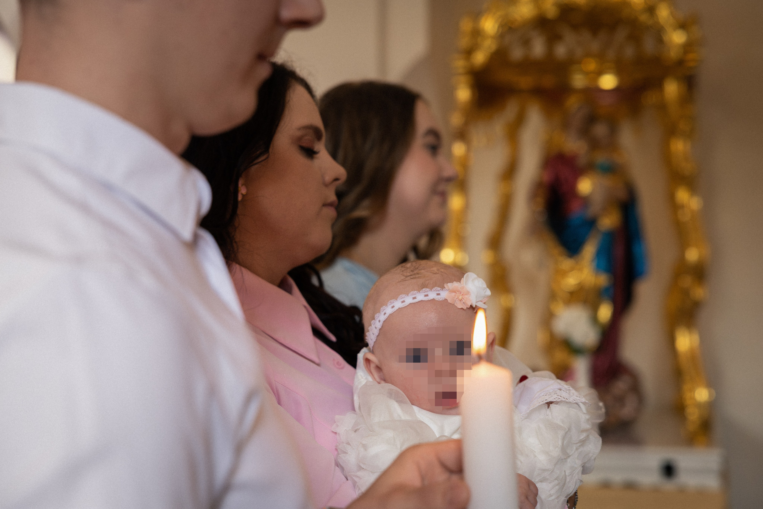 Sveti krst male Mije/Святое крещение малышки Мии. Fotograf Zoja | Fotografiranje krsta, poroke in družine v Sloveniji