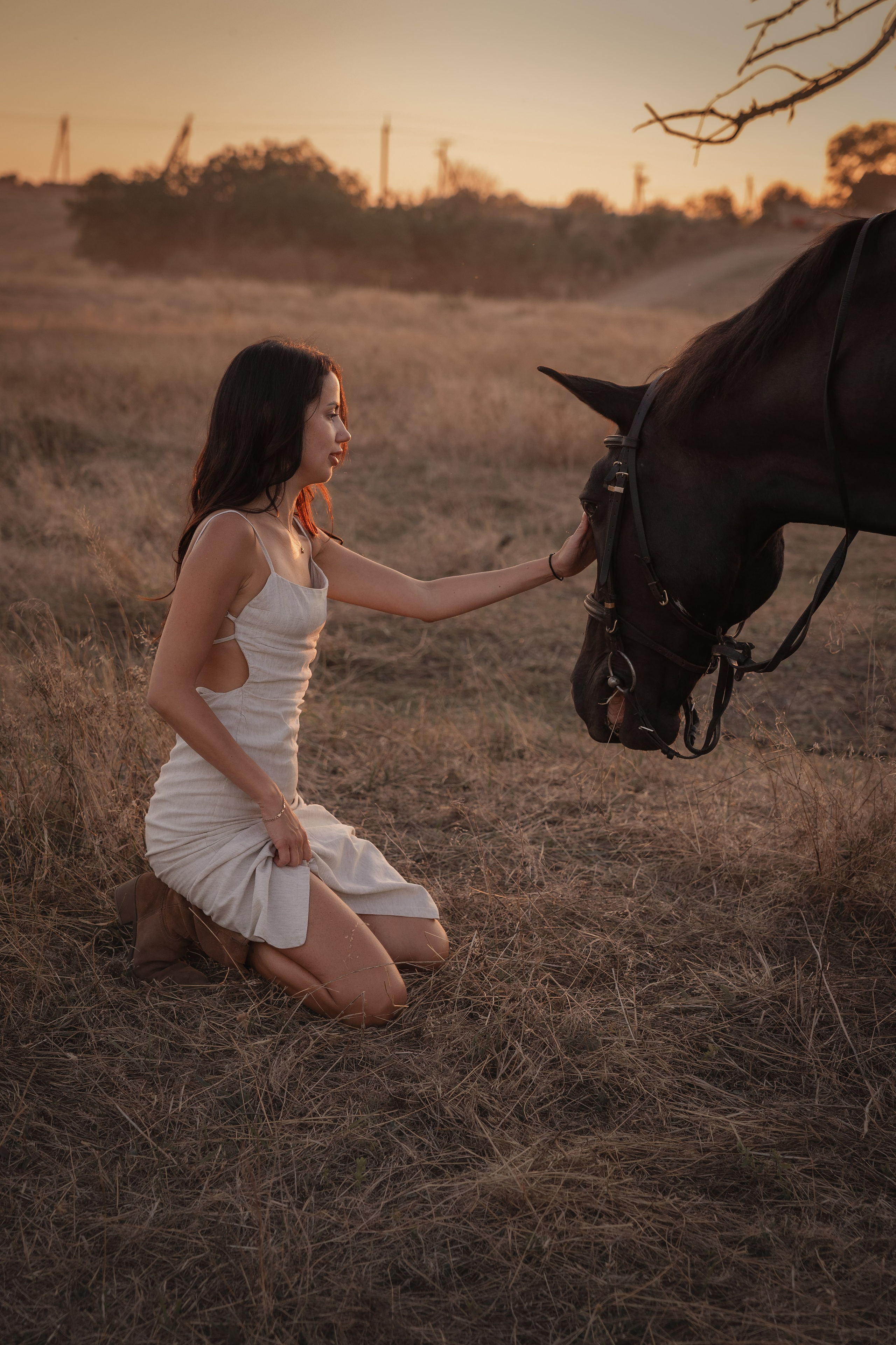 Eleganca v sedlu / Элегантность в седле. Fotograf Zoja | Fotografiranje krsta, poroke in družine v Sloveniji