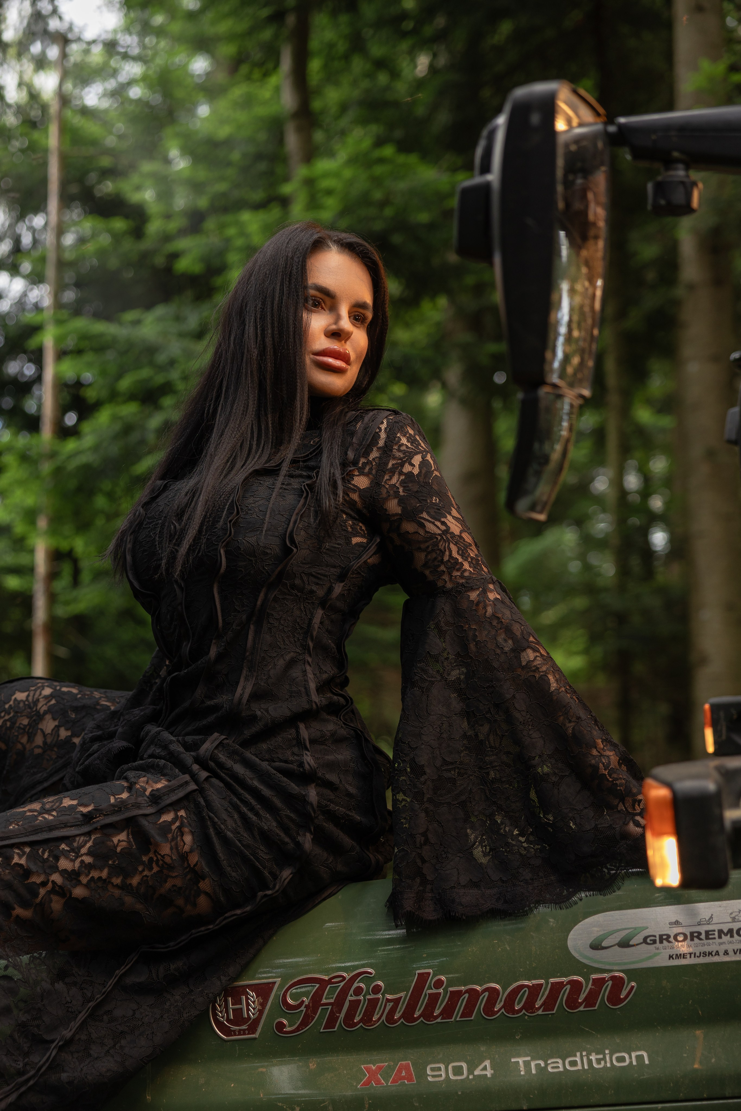 Črna eleganca / Чёрная элегантность. Fotograf Zoja | Fotografiranje krsta, poroke in družine v Sloveniji