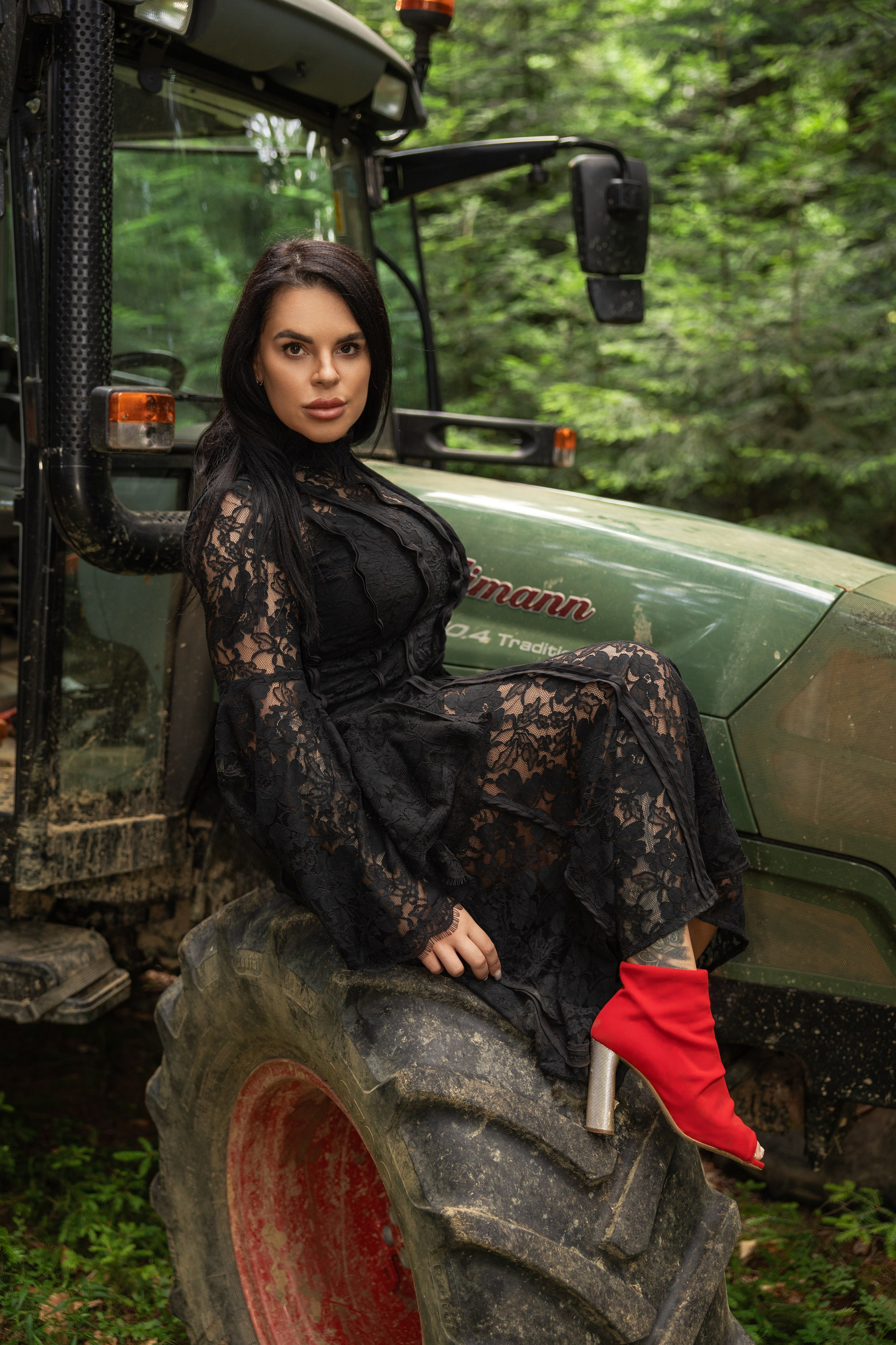 Črna eleganca / Чёрная элегантность. Fotograf Zoja | Fotografiranje krsta, poroke in družine v Sloveniji
