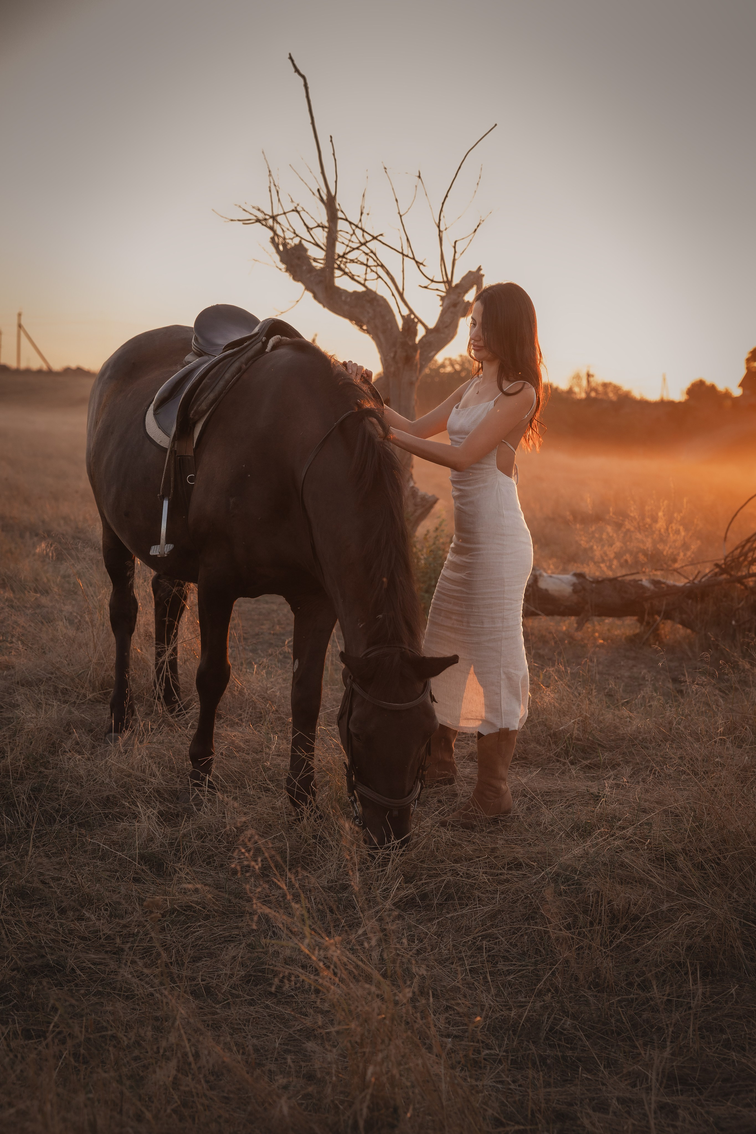 Eleganca v sedlu / Элегантность в седле. Fotograf Zoja | Fotografiranje krsta, poroke in družine v Sloveniji