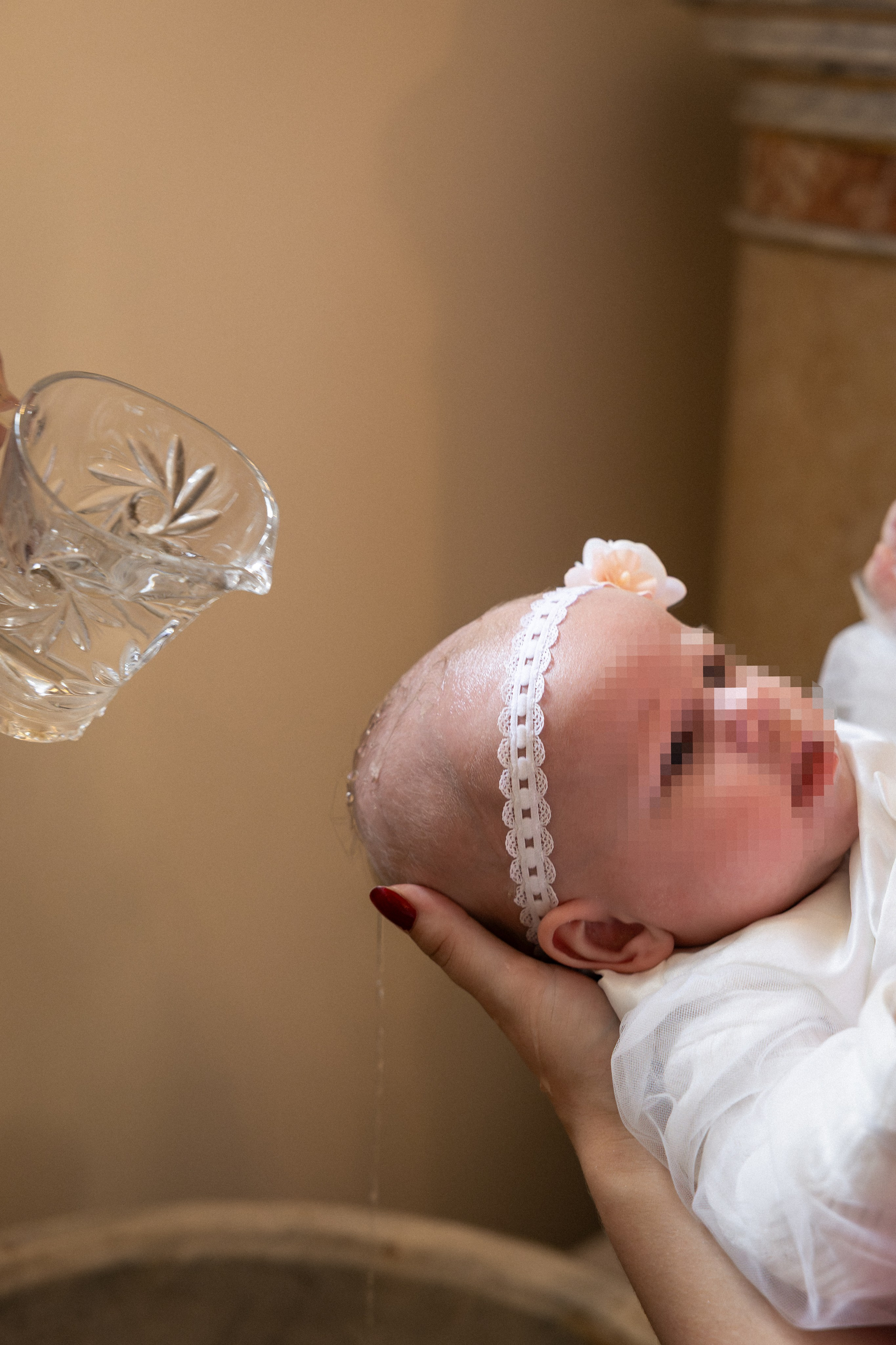 Sveti krst male Mije/Святое крещение малышки Мии. Fotograf Zoja | Fotografiranje krsta, poroke in družine v Sloveniji