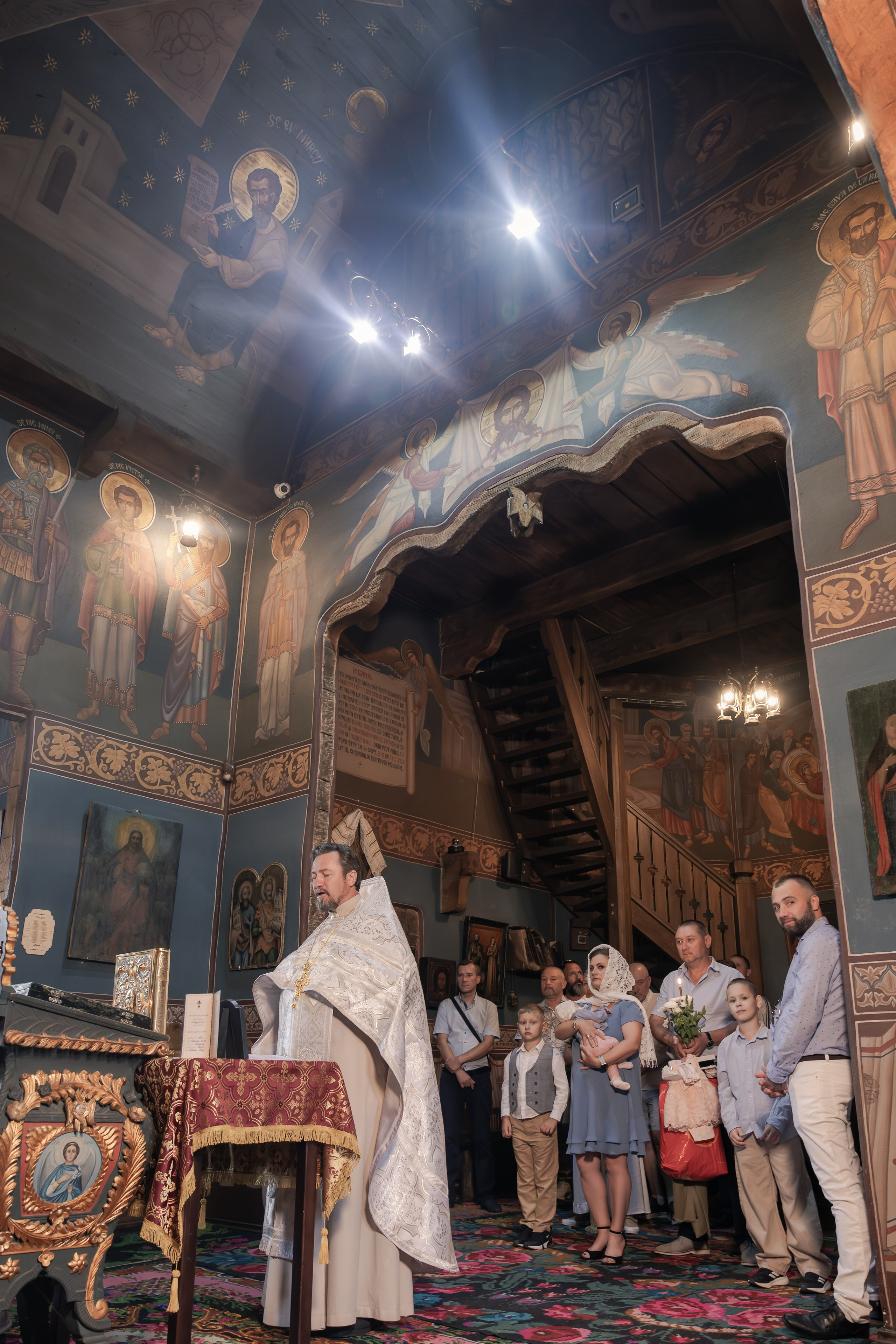 Krst: Anastasija/ Крещение Анастасии. Fotograf Zoja | Fotografiranje krsta, poroke in družine v Sloveniji