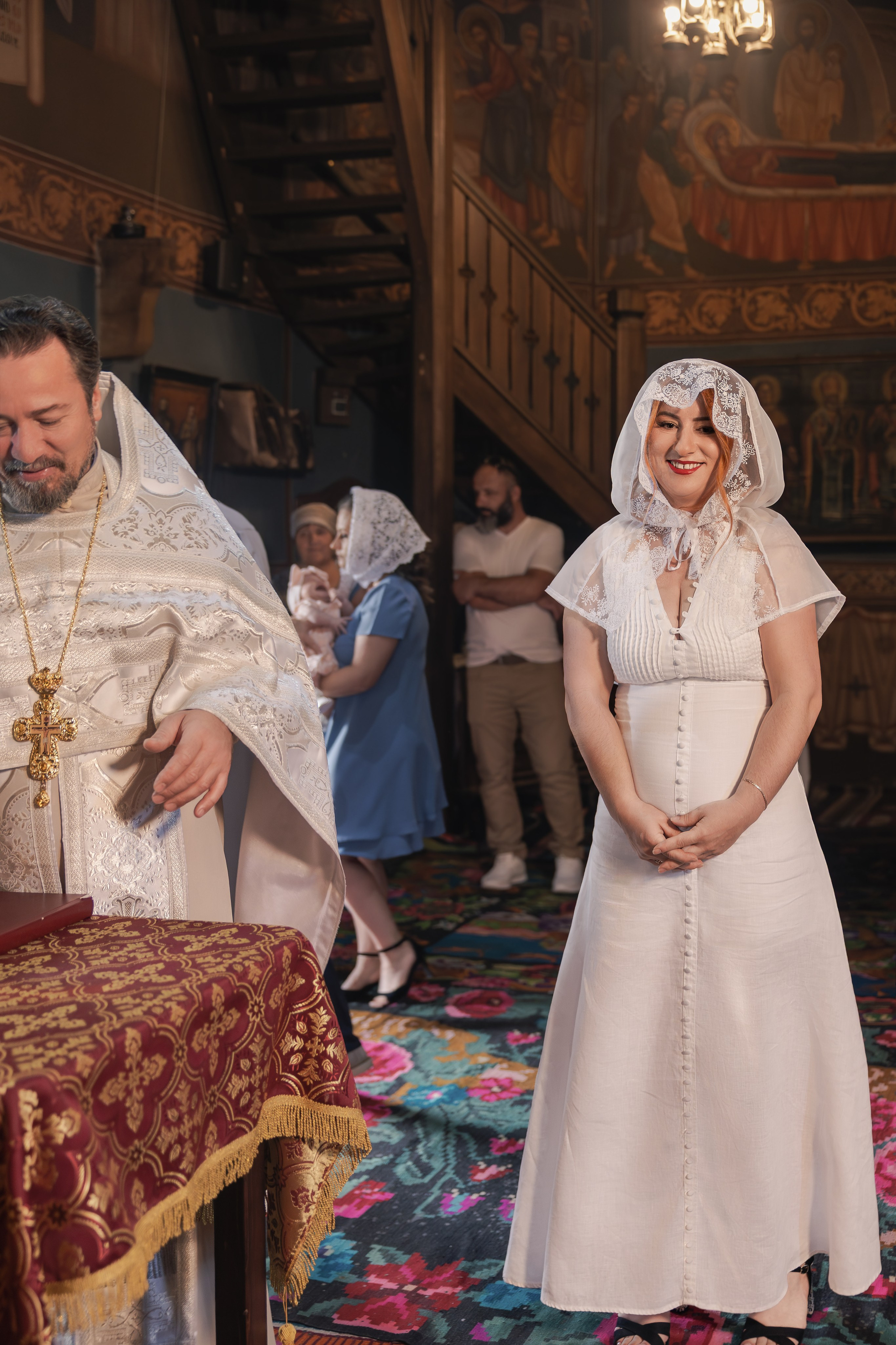 Krst: Anastasija/ Крещение Анастасии. Fotograf Zoja | Fotografiranje krsta, poroke in družine v Sloveniji