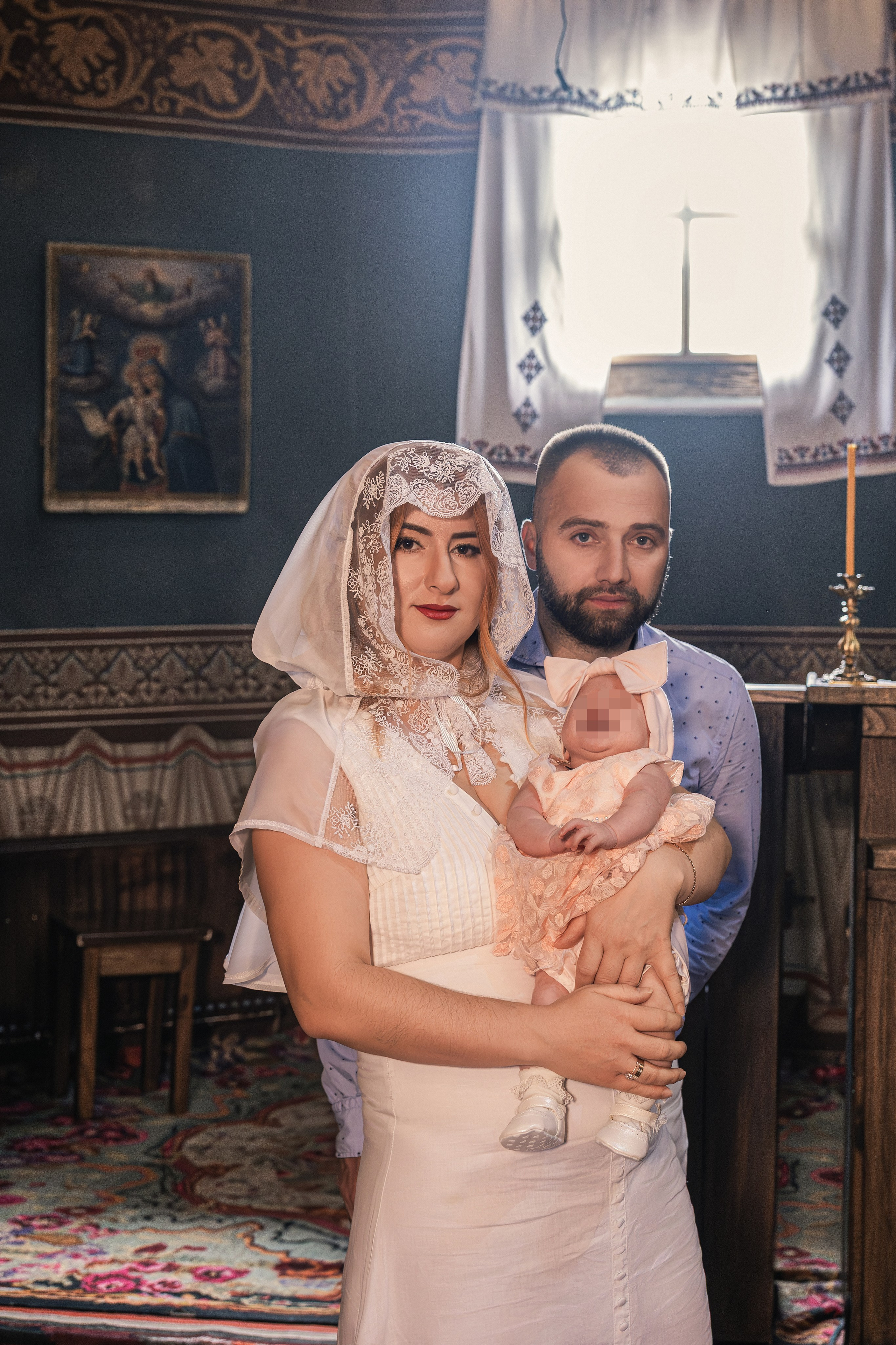 Krst: Anastasija/ Крещение Анастасии. Fotograf Zoja | Fotografiranje krsta, poroke in družine v Sloveniji