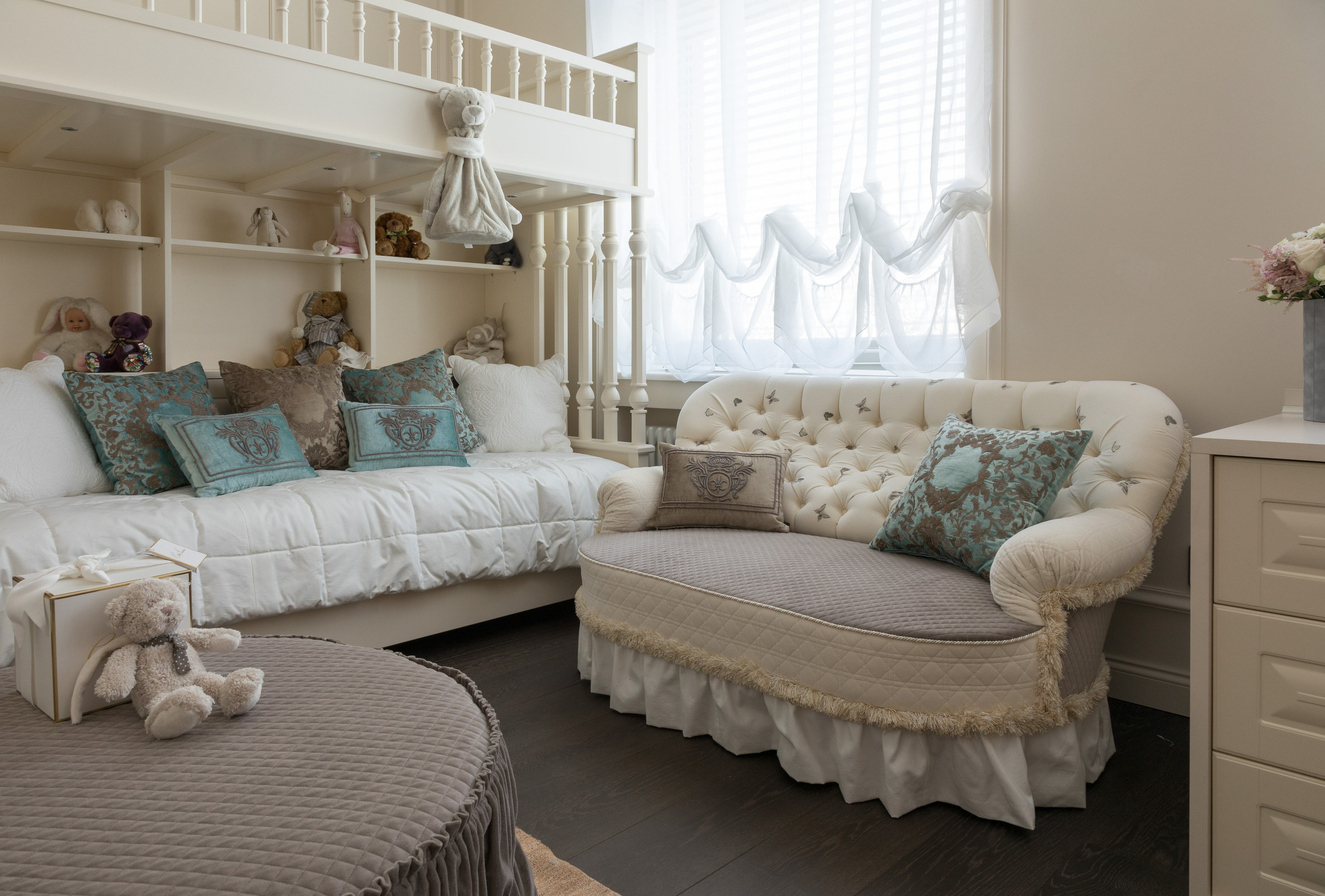 Classic style children's room interior - photographer Andrey Dunin