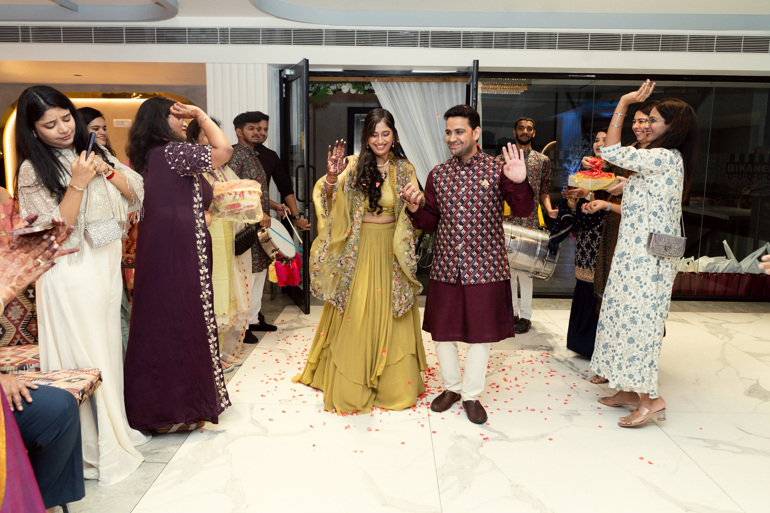 Harshika & Anmol. Menu