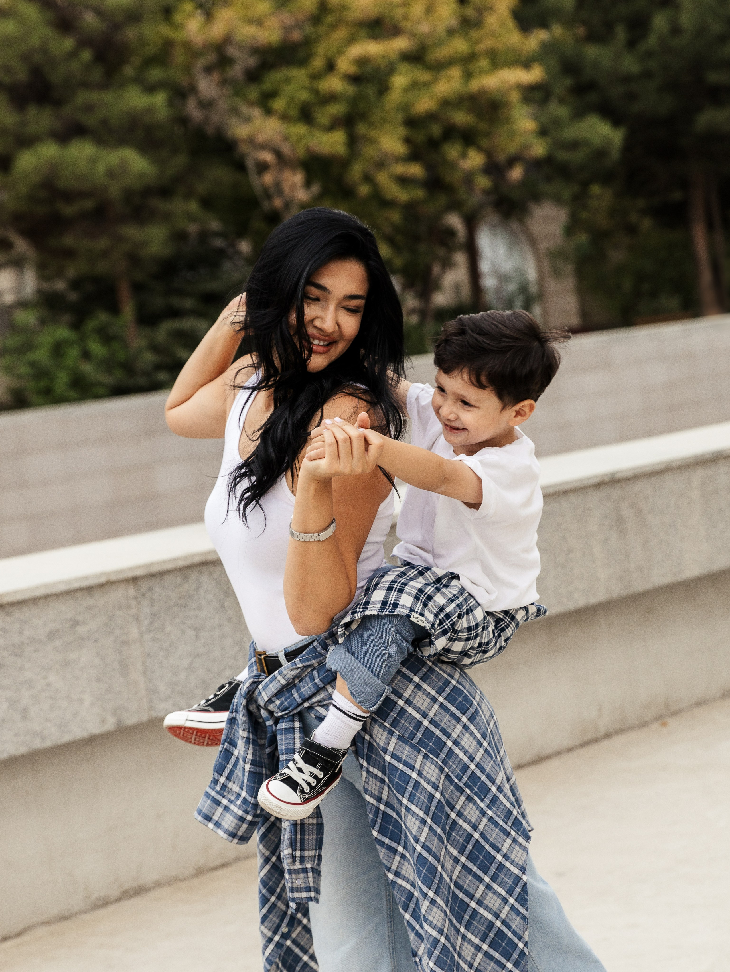 Mom and Her Little Boy. Family and wedding photographer in Bangkok, Thailand