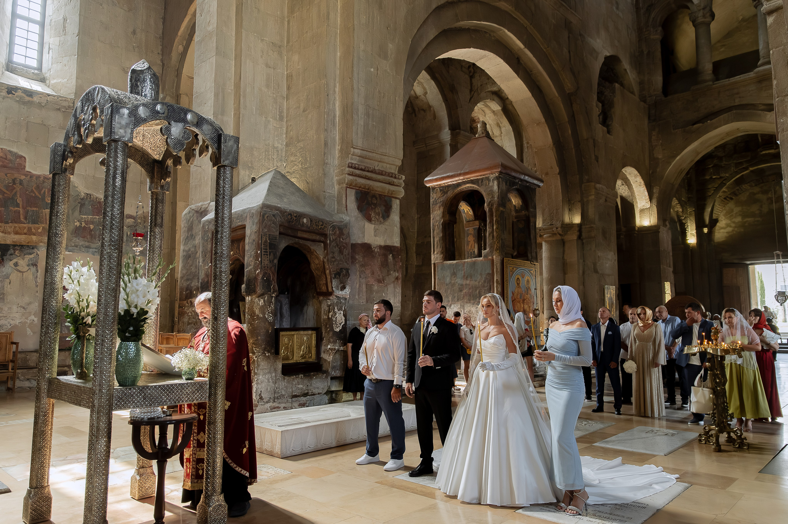 Венчание в Светицховели. Свадебный и семейный фотограф Екатерина Шестакова