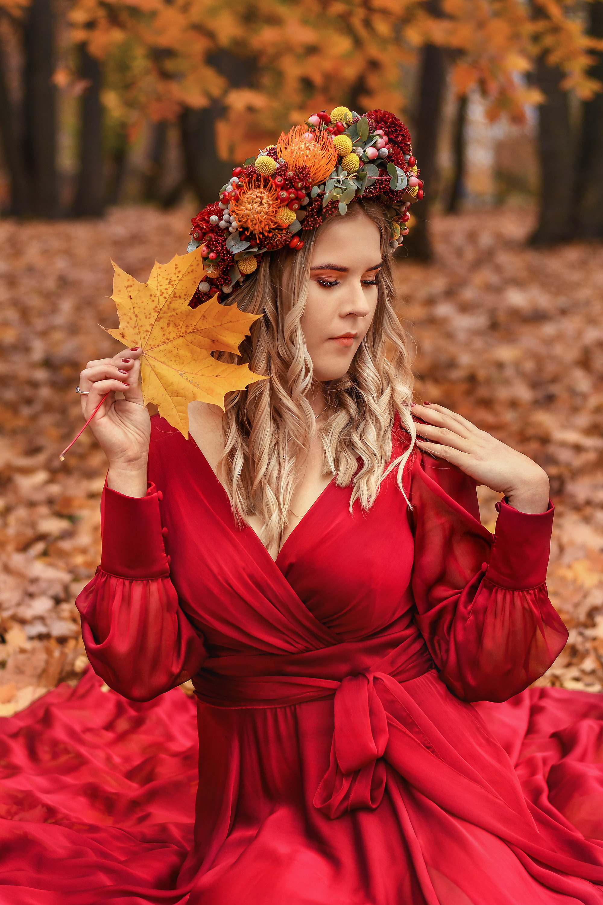 Fotosesija “Rudens karalienė”. Fotografas Klaipėdoje ir Lietuvoje — Olga Kosmachiova Photography