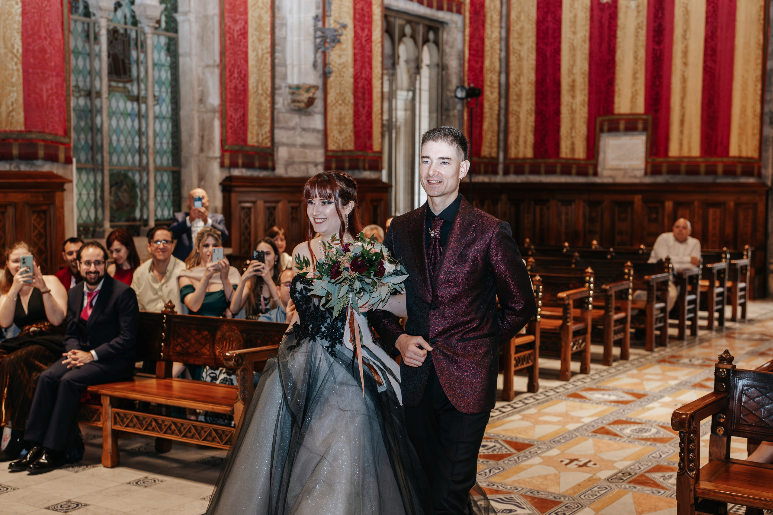 Alicia+Ruben, 04.10.2025, Ayuntamiento de Barcelona, Hotel Miramar. Wedding photographer in Catalonia