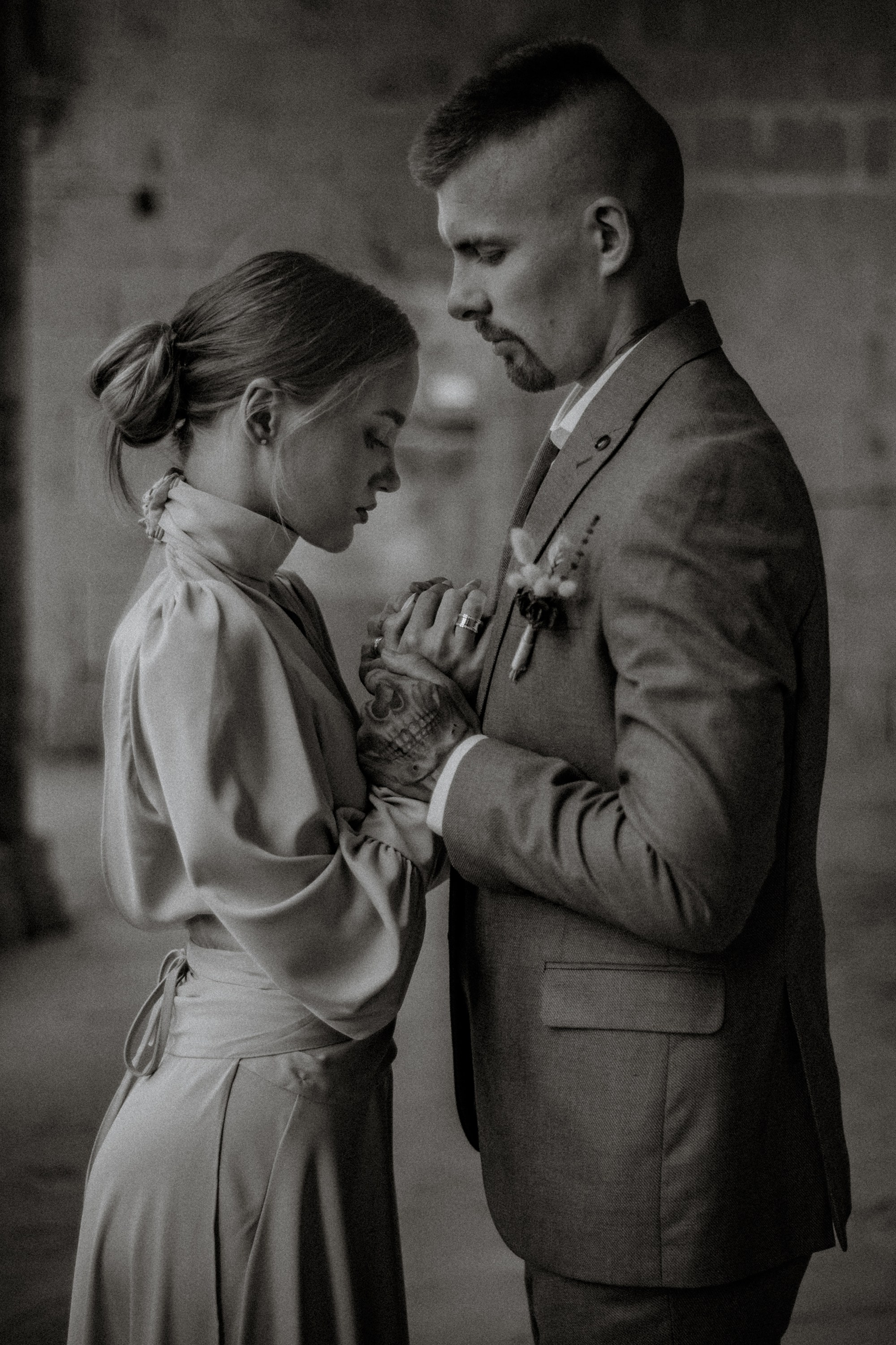 Wedding photography of newlyweds