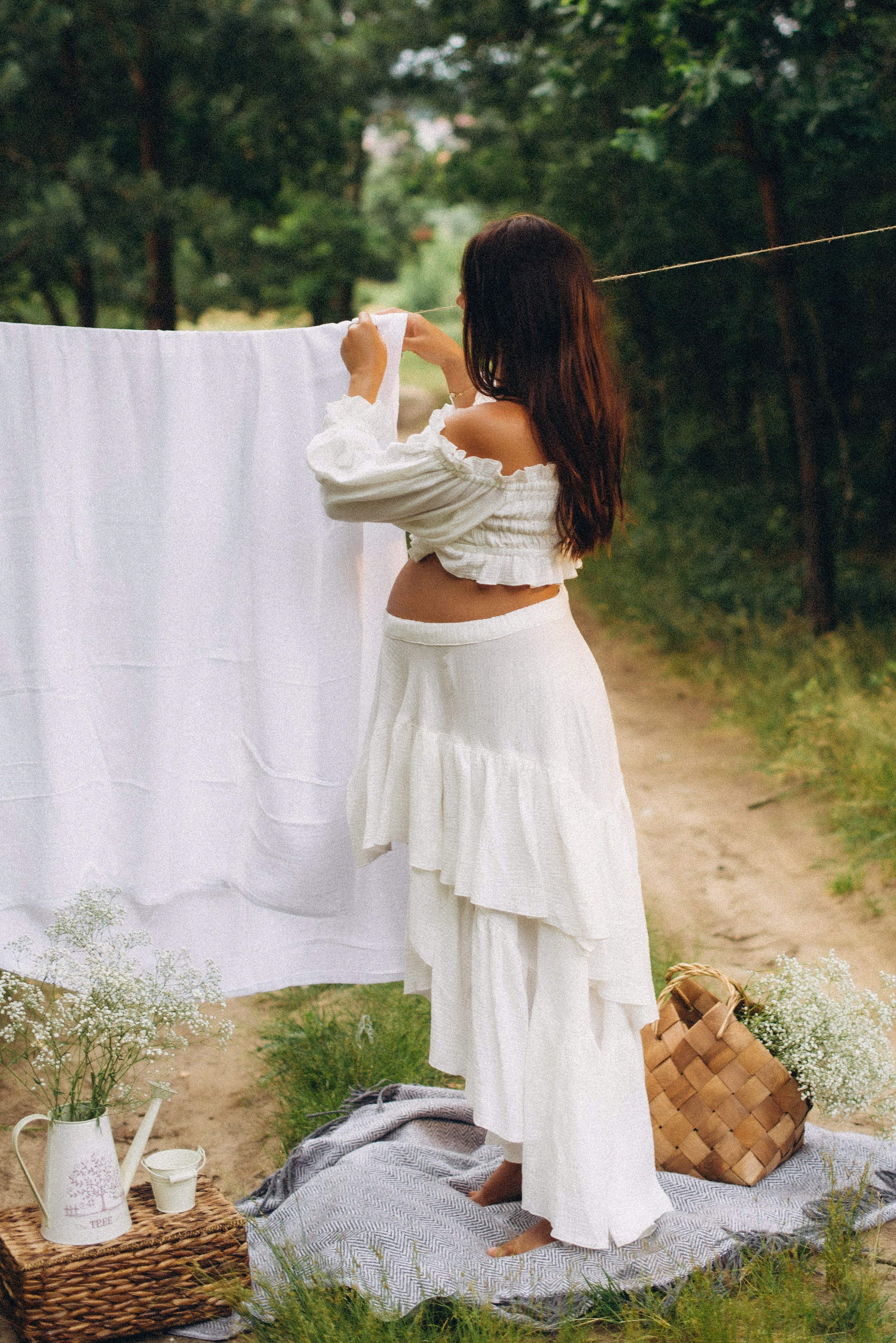 Беременность на природе. Семейный фотограф Лейпциг, Германия