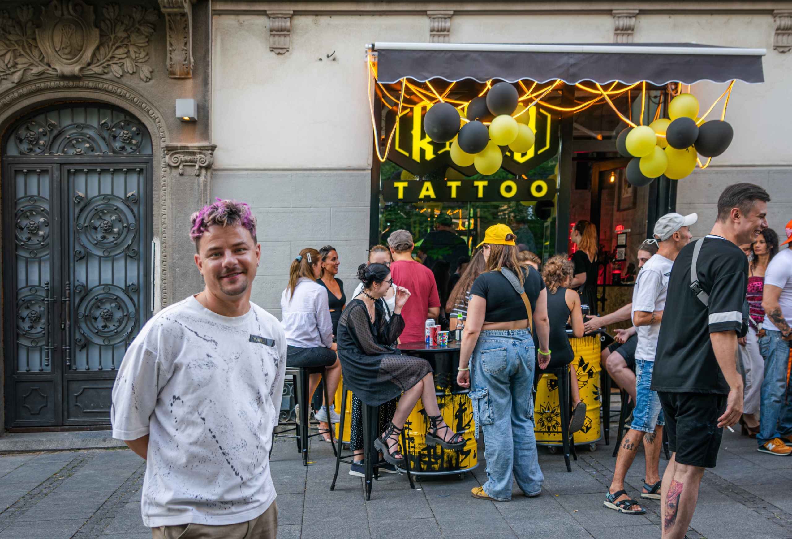 Репортажная фотосессия с открытия TATTO ROY в Белграде, Сербия. Виктория Федосеенко, фотограф в Сербии