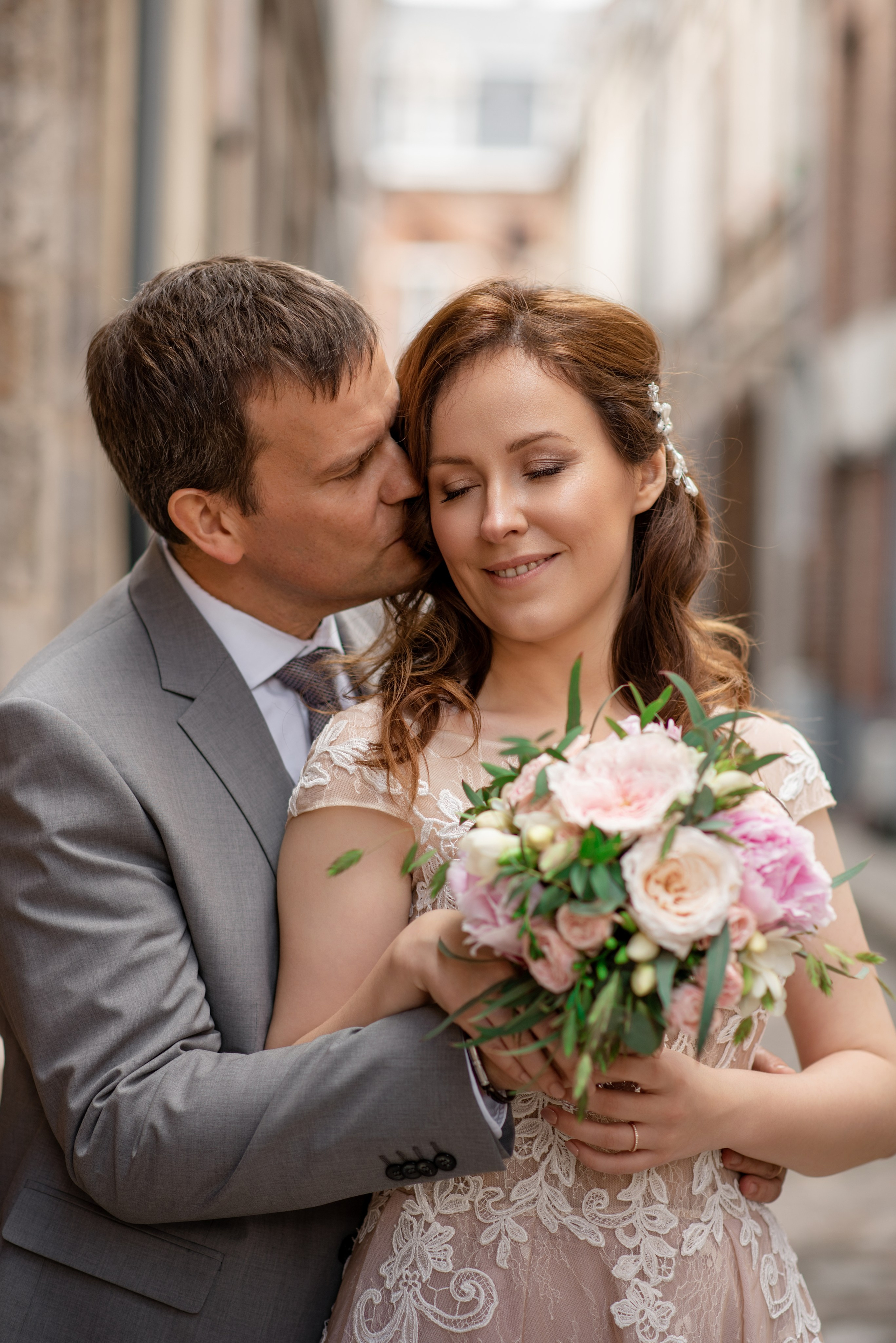 Couple marié dans les jardins du Château de Versailles