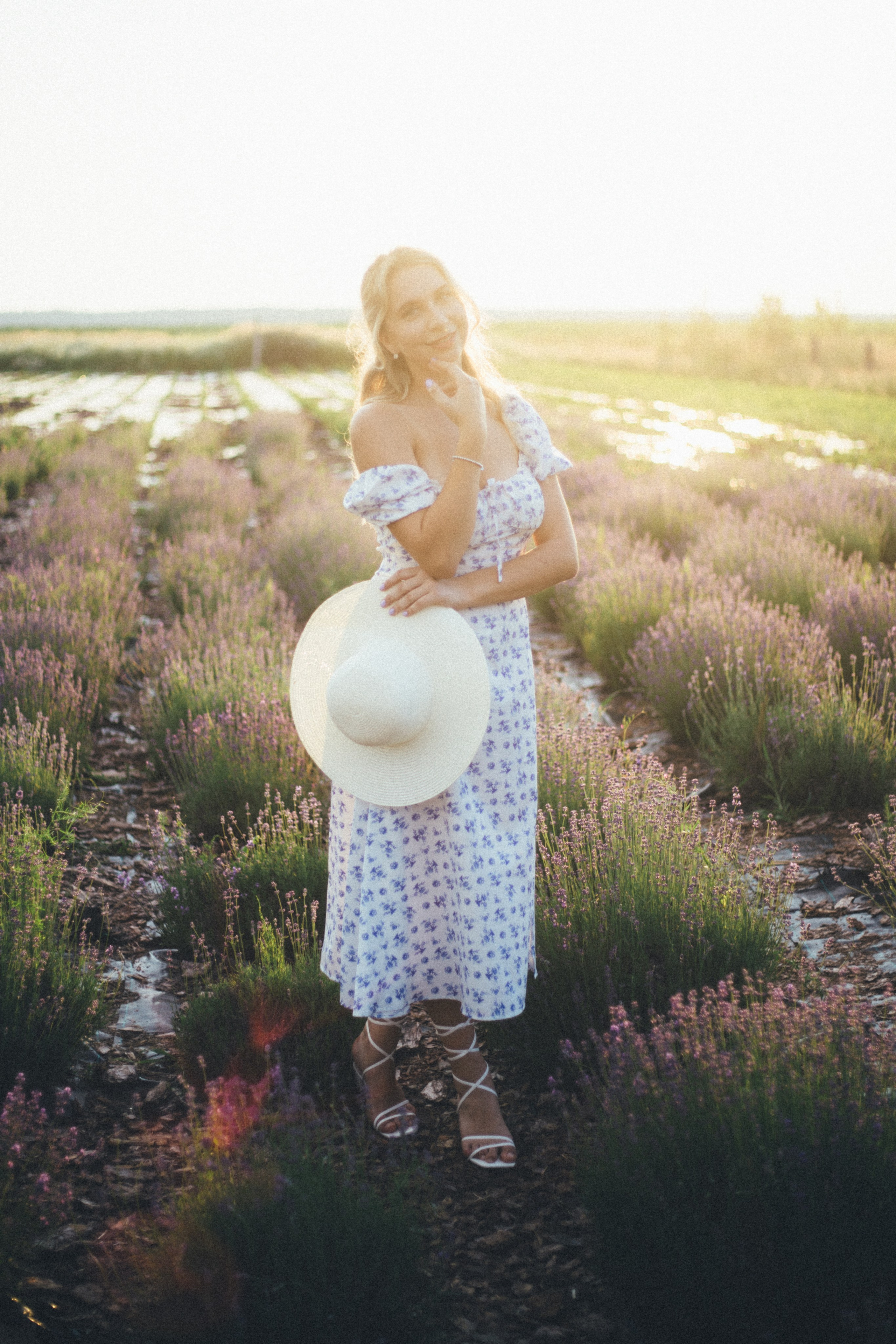 Lavender field. Photographer Anna Curly | Weddings and Events in Dubai