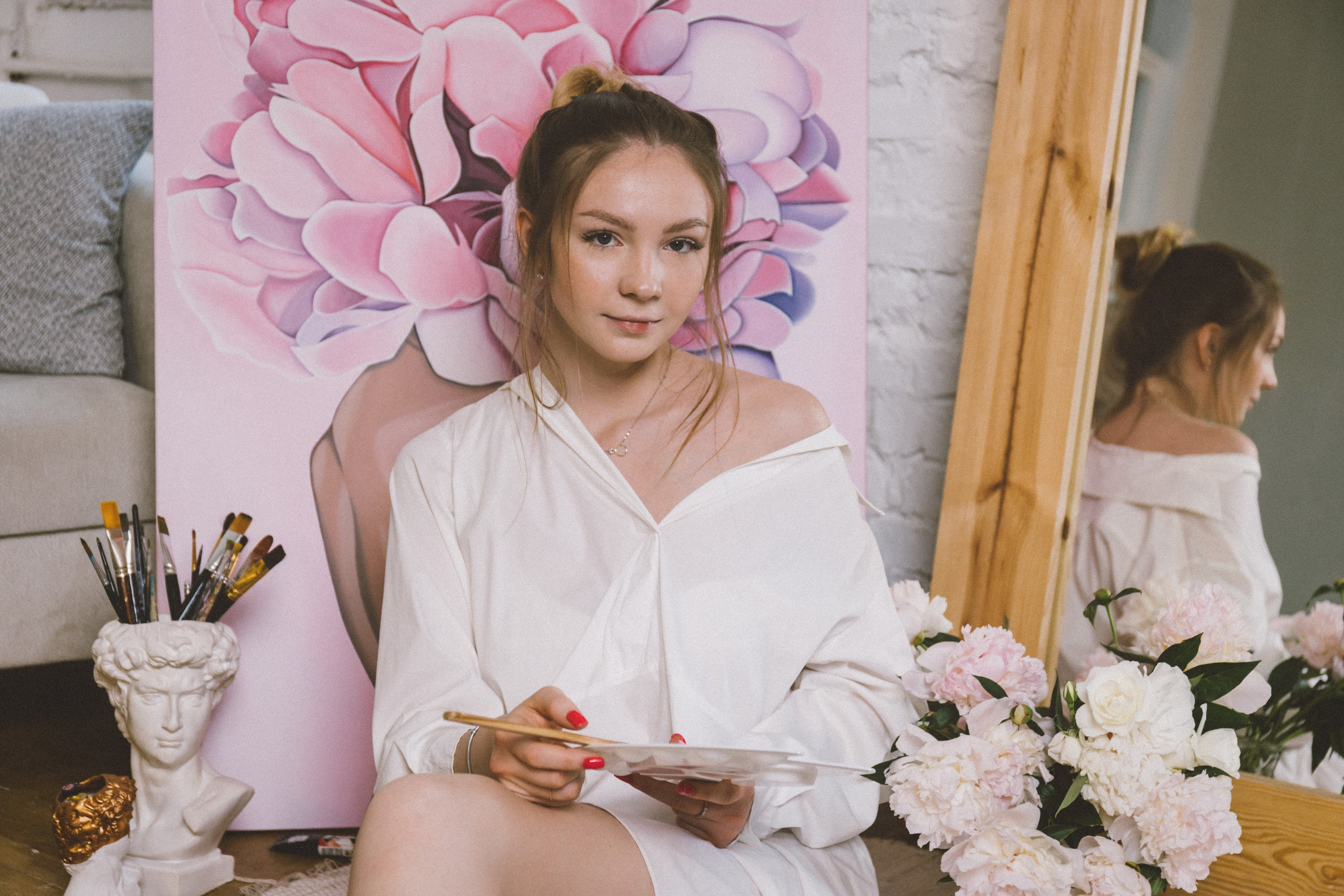 Алеся-фотосессия для художника. Фотограф Анна Кучерявая | Свадьбы и мероприятия в Дубае