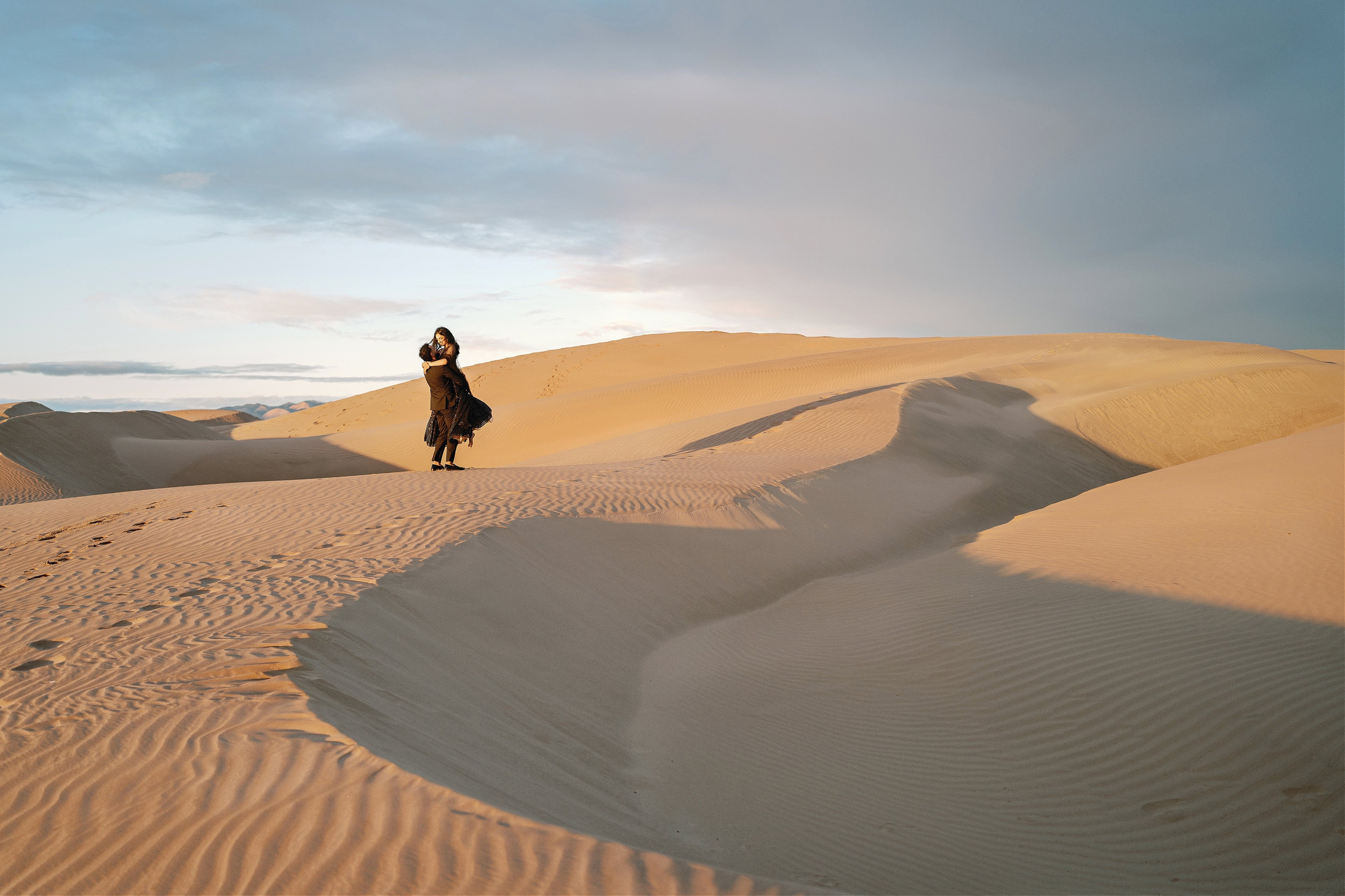 Elopement at Pismo Beach Sand Dunes, California. Wedding Photography & Videography Team in California, Los Angeles, San Francisco, San Diego and Travel