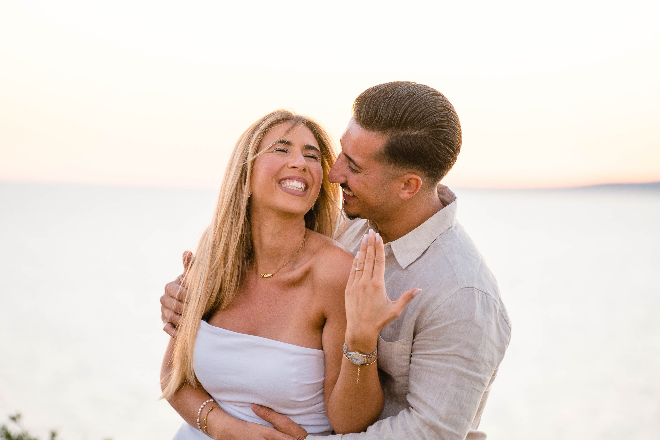 Laugh, emotional Wedding Proposal in Mallorca