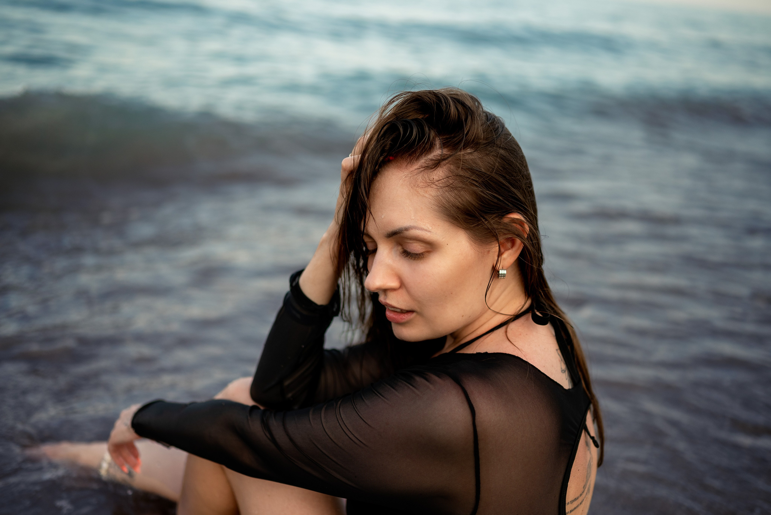 Фотосессия на диком пляже Бельдиби. Фотограф в Анталии, Кемере, Турции