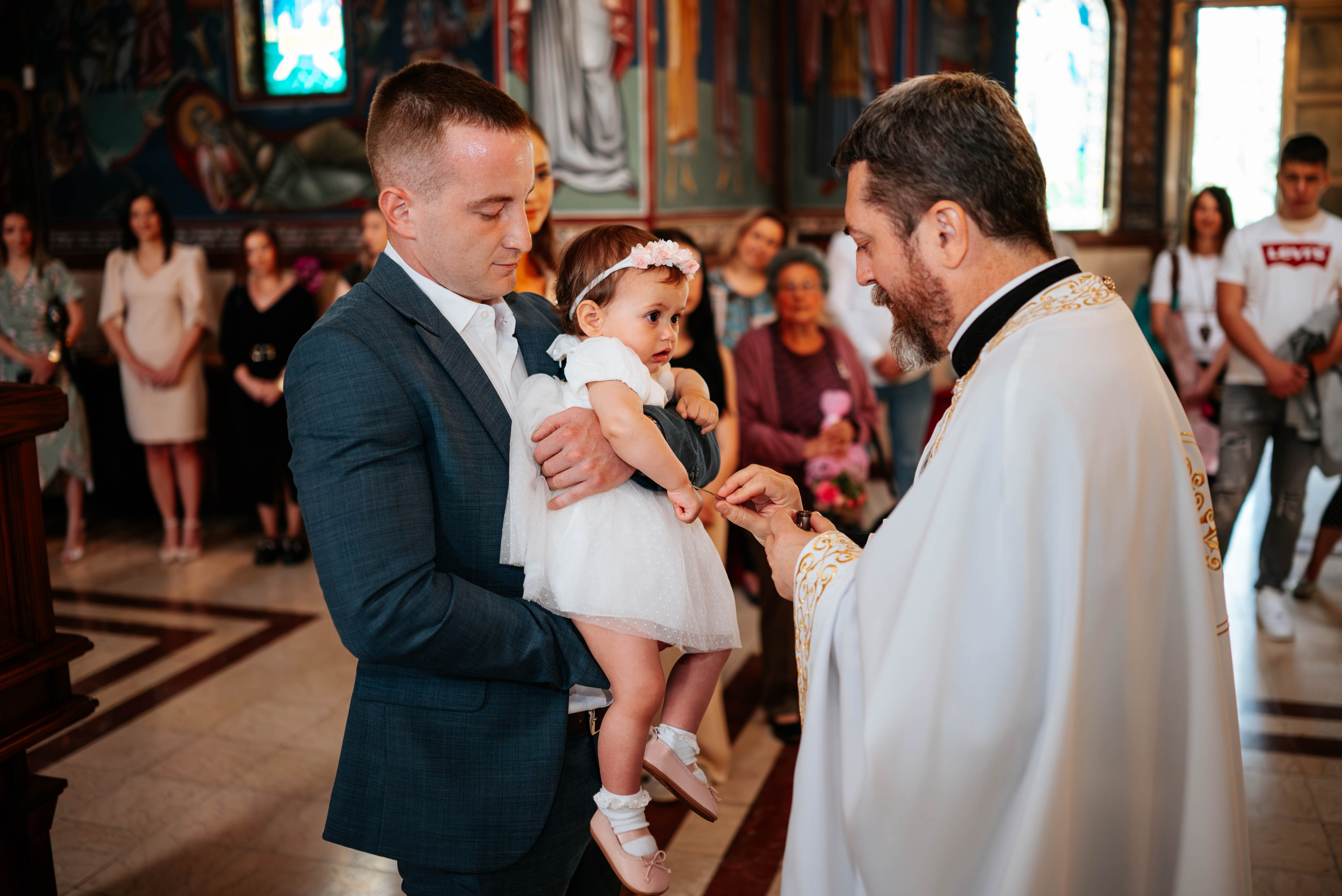 Irina - krštenje. Dečiji i porodični fotograf