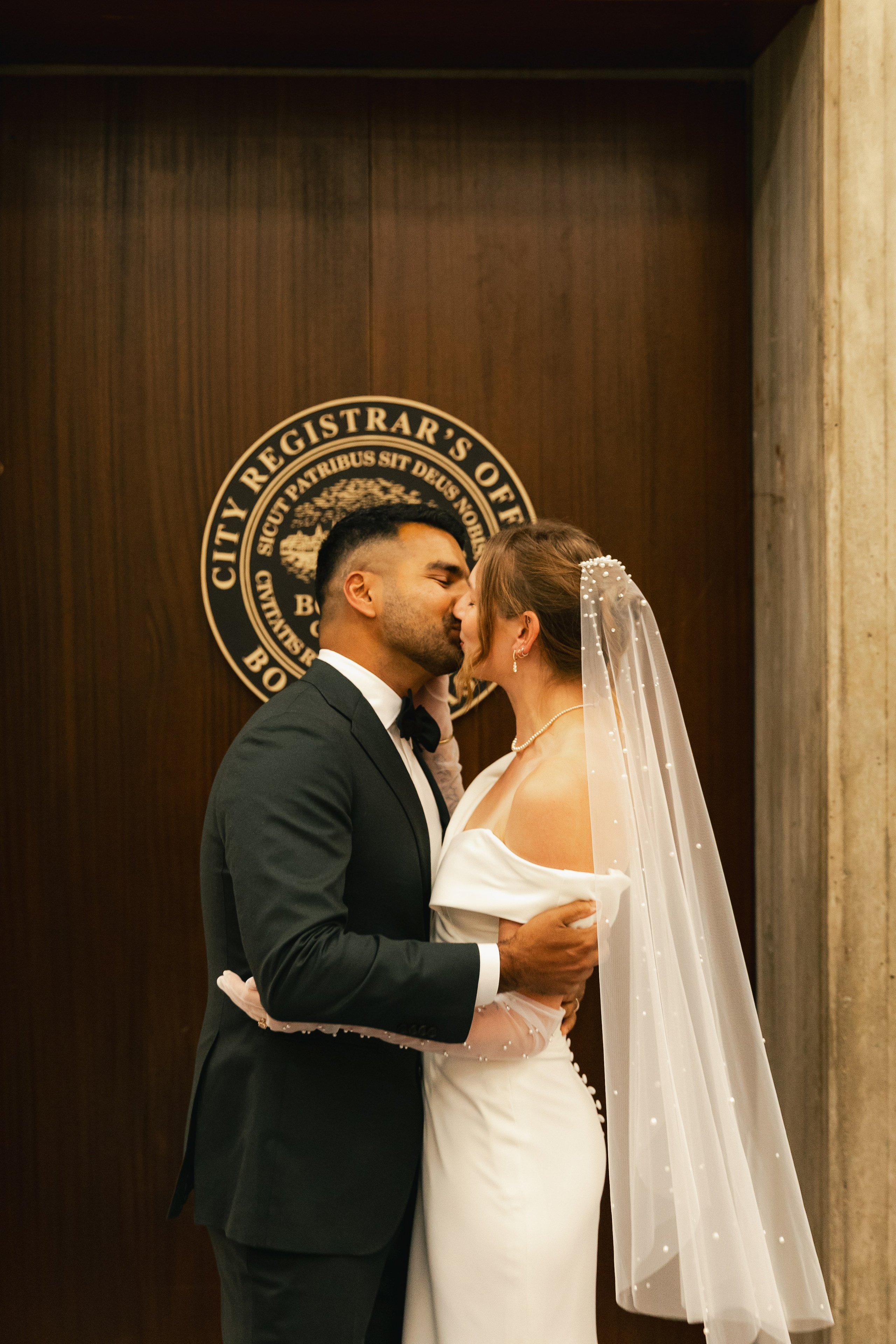 Boston City Hall Wedding Photography