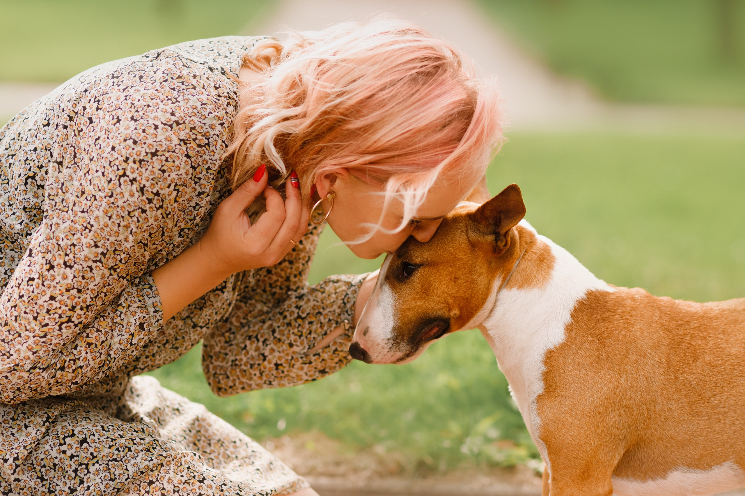 Summer photo day for dog handler. Kaja | fotograf we Wrocławiu | ludzie i psy